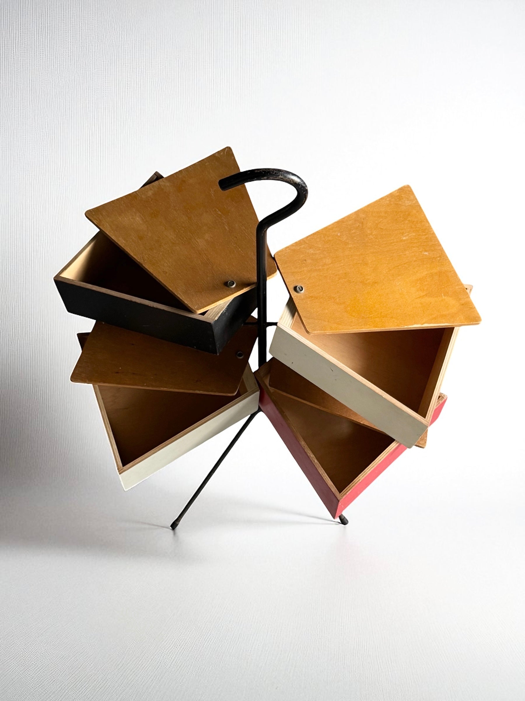 Dutch Sewing Stand by Joos Teders for Metalux, 1950