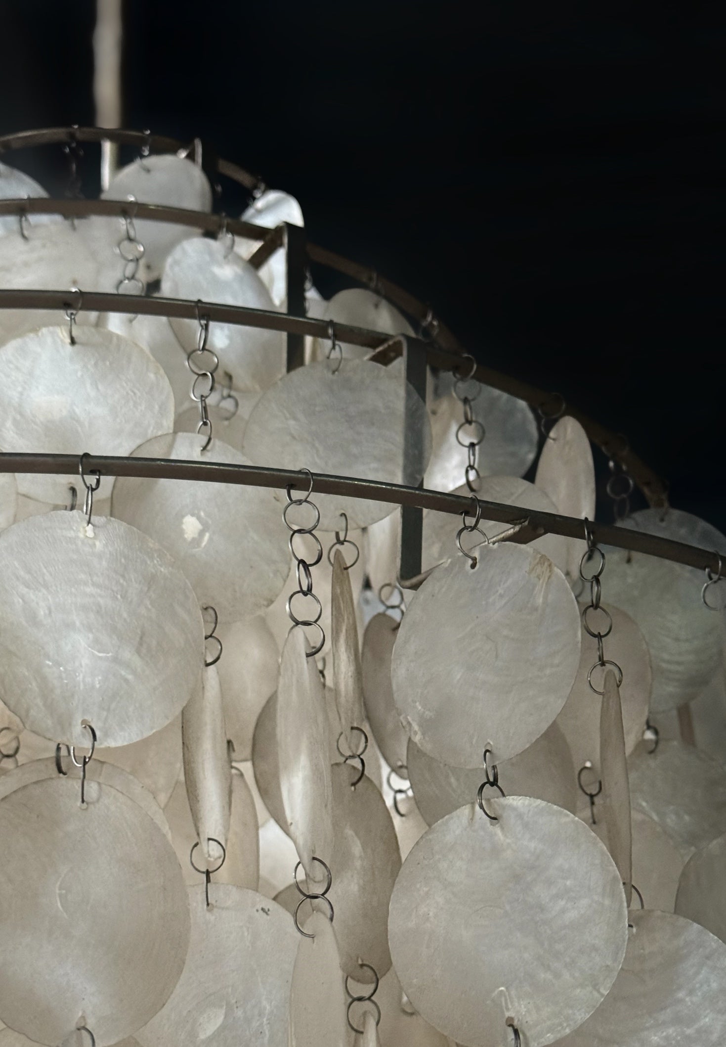 “Fun” Shell Chandelier by Verner Panton, Denmark 1960s