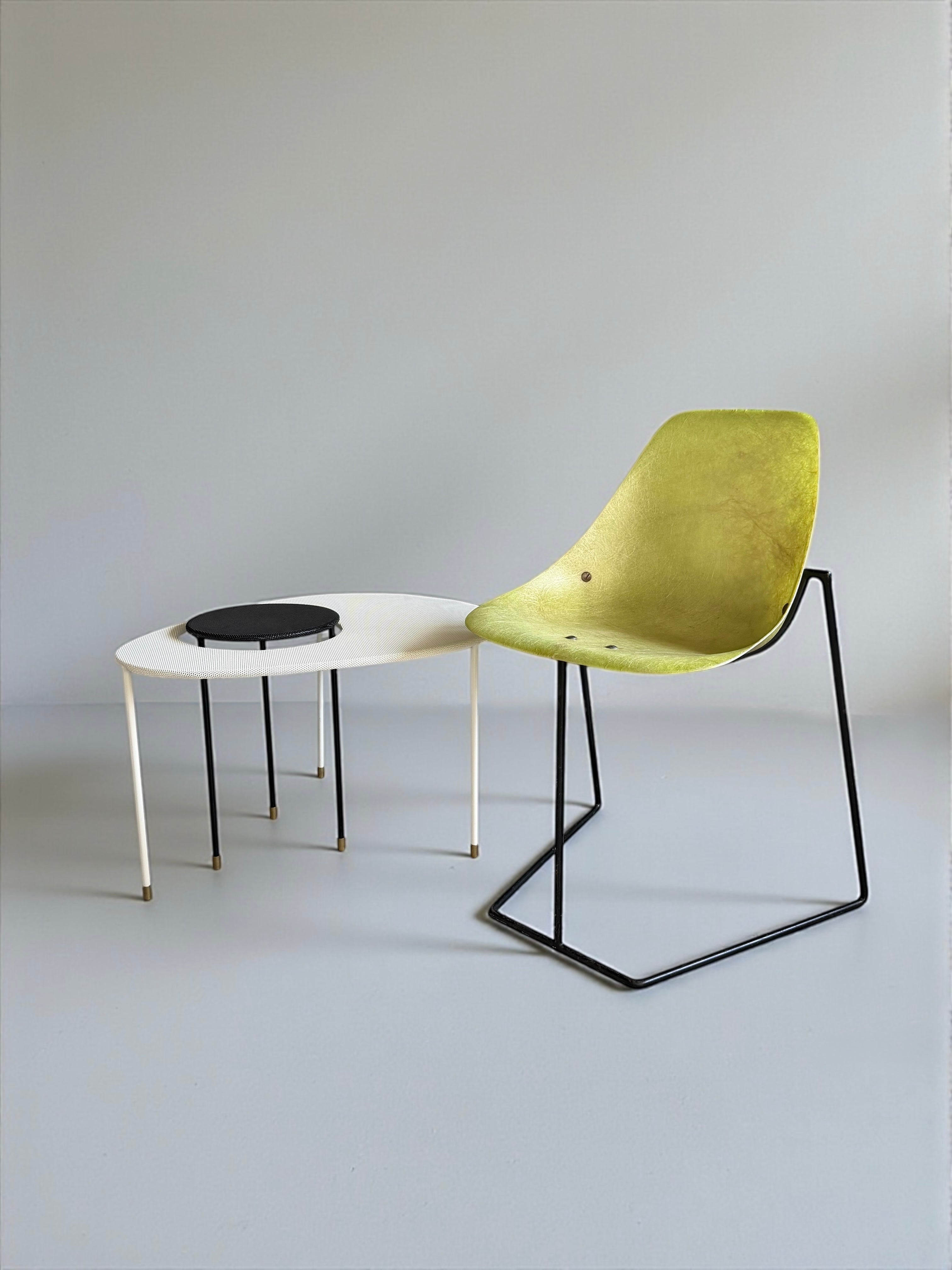 Coccinelle Chair by René-Jean Caillette for Steiner Edition 1957 France
