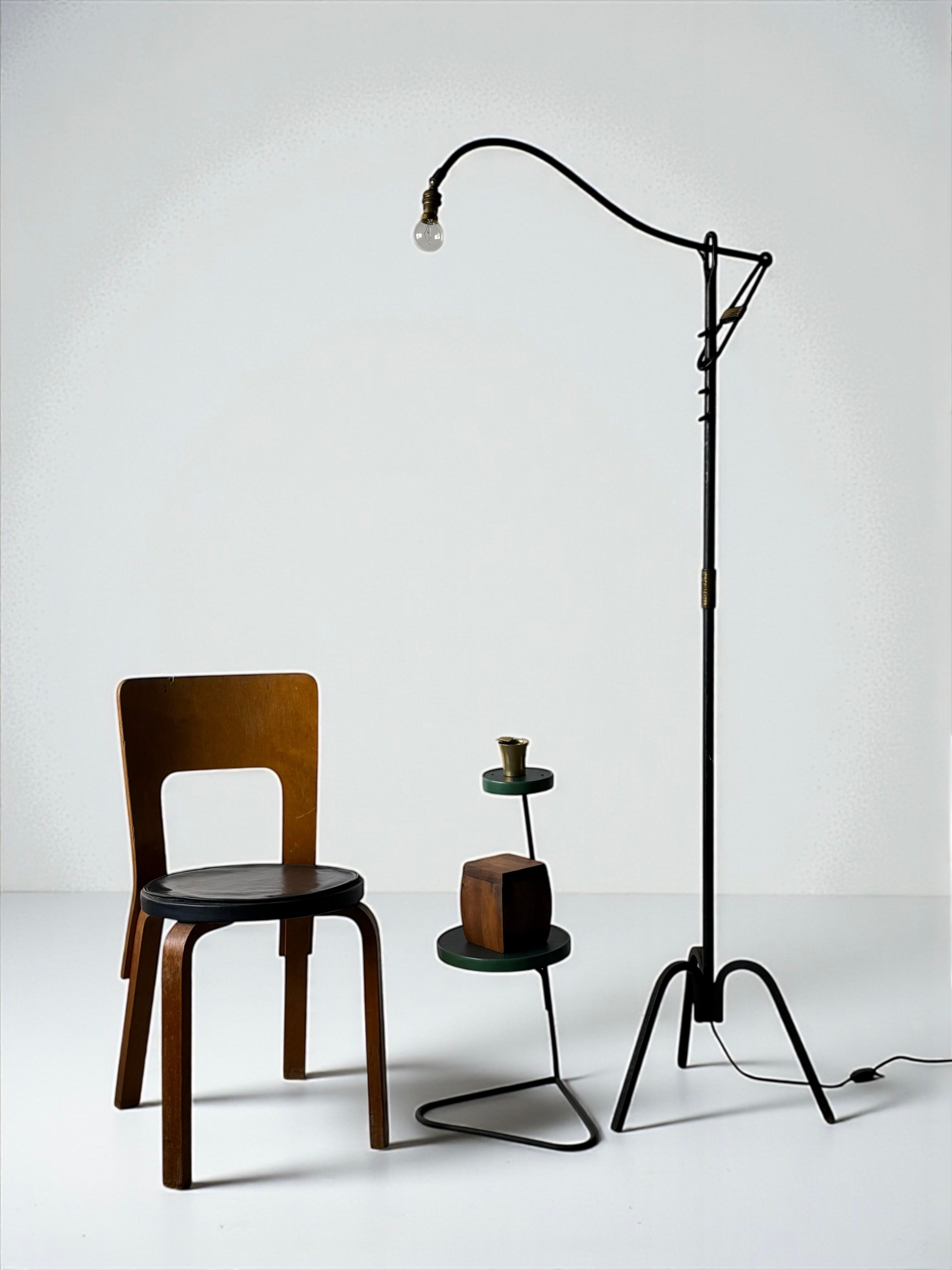 Adjustable Floor Lamp 1950s