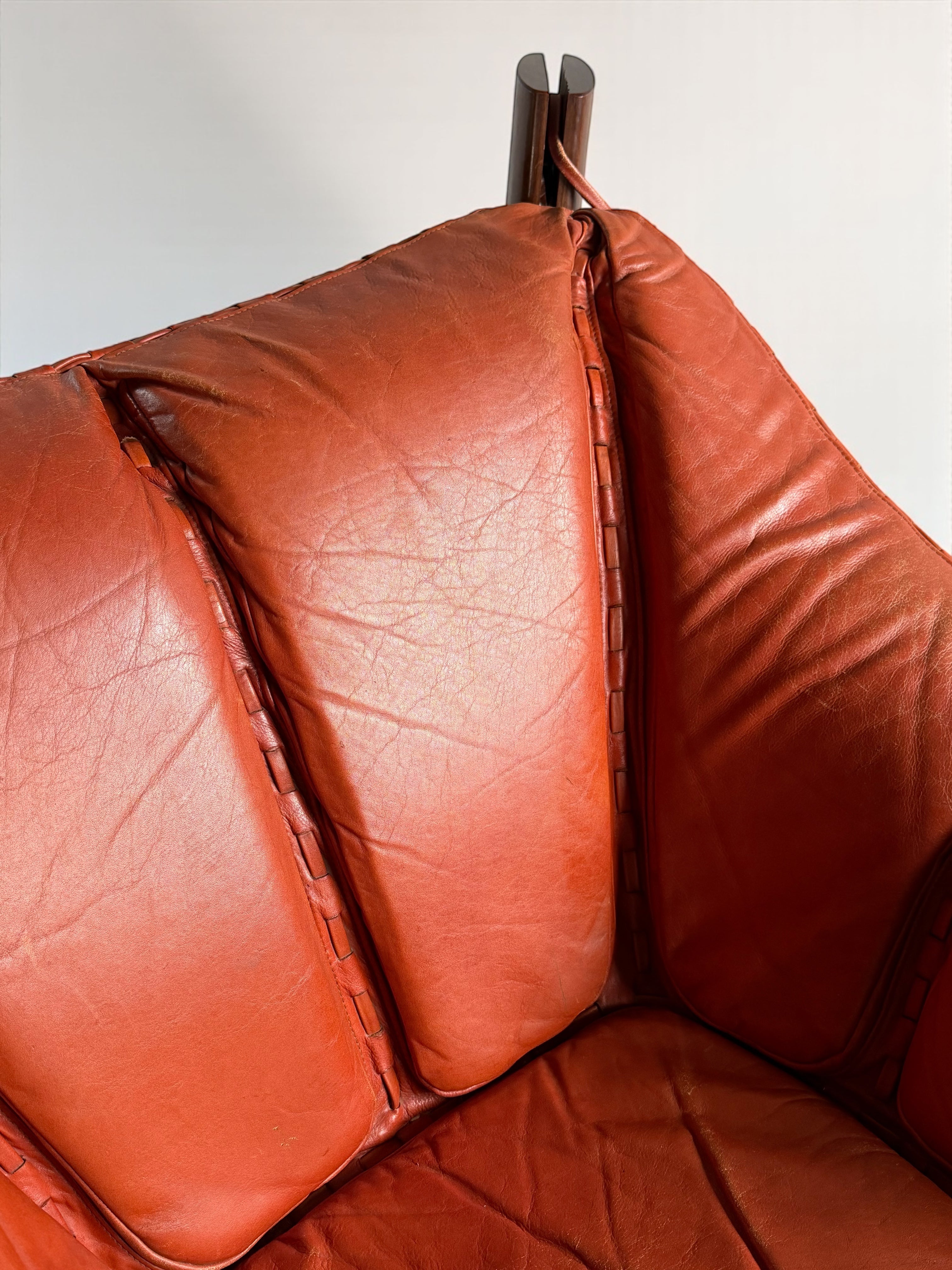 MP-211 Lounge Chair with Ottoman by Percival Lafer, Brasil 1970s