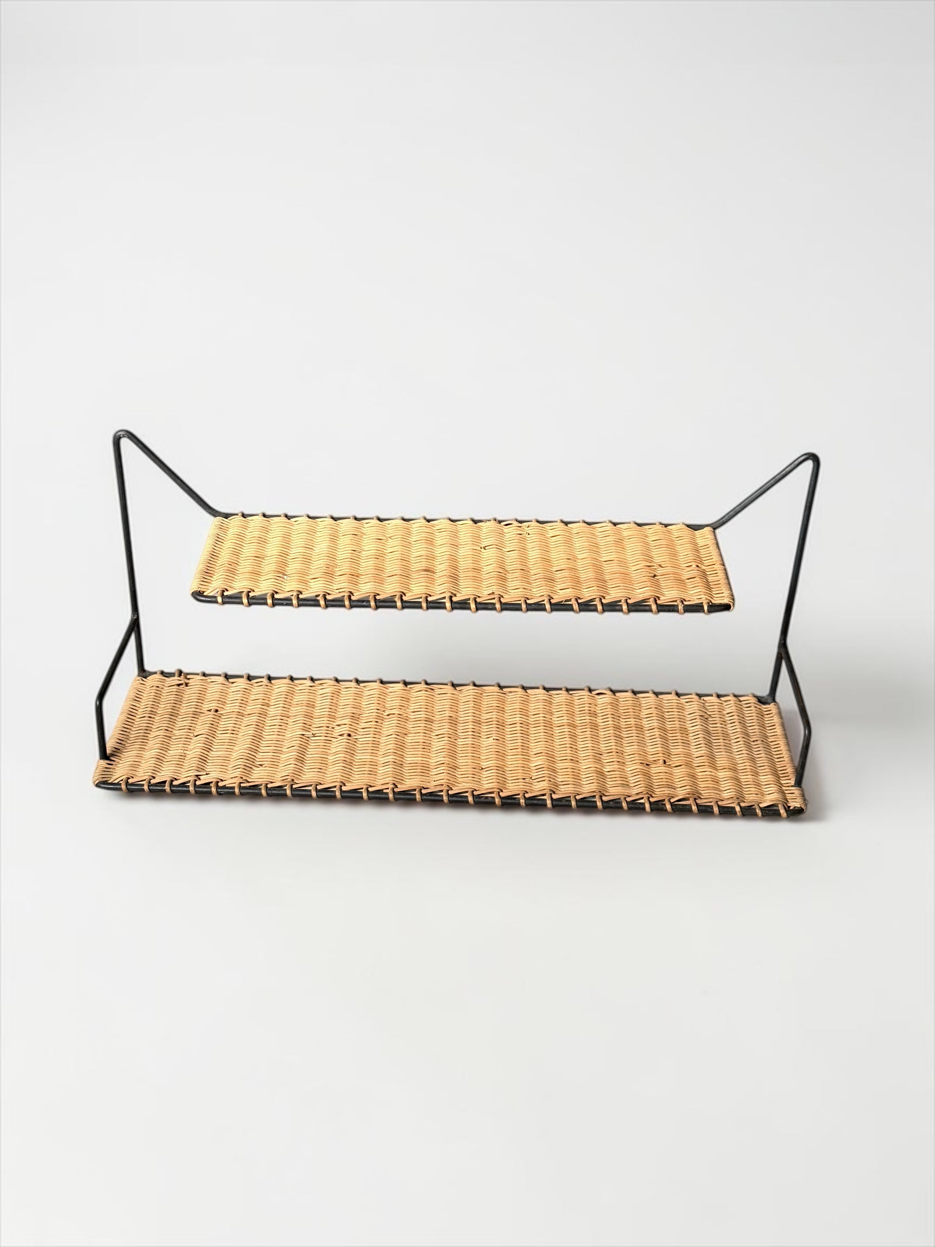 Mid Century Wall Shelf attributed to Raoul Guys, France 1950s