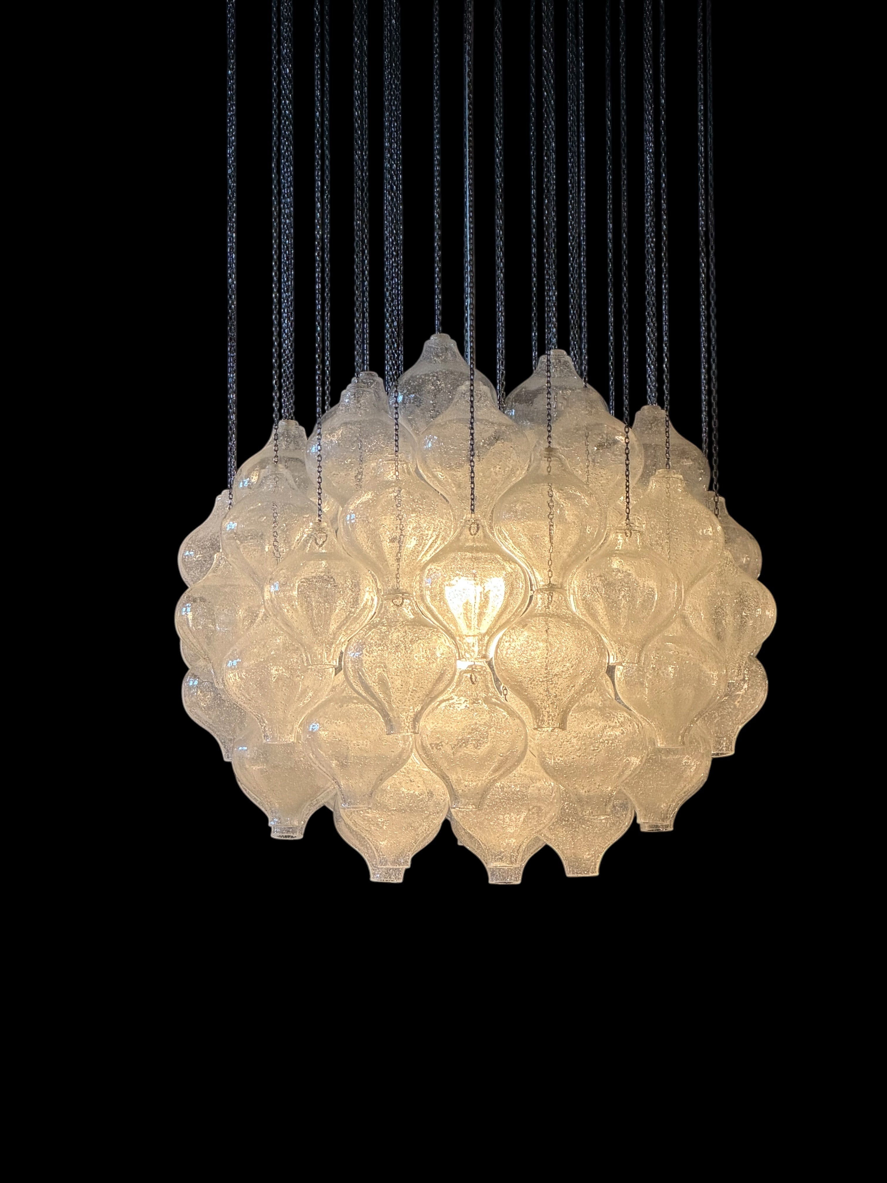 Tulipan Chandelier by J.T. Kalmar, 1960s