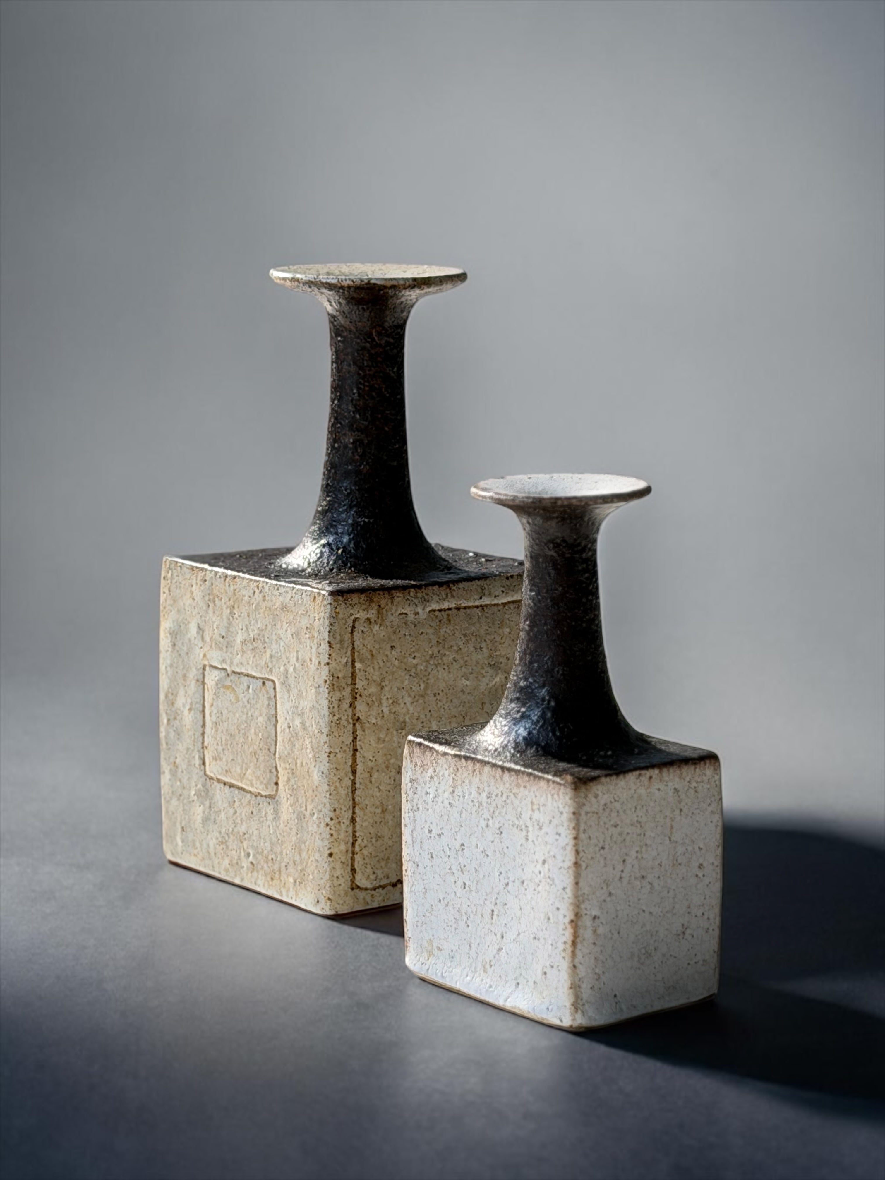 Set of Ceramic Vases by Bruno Gambone, 1960s