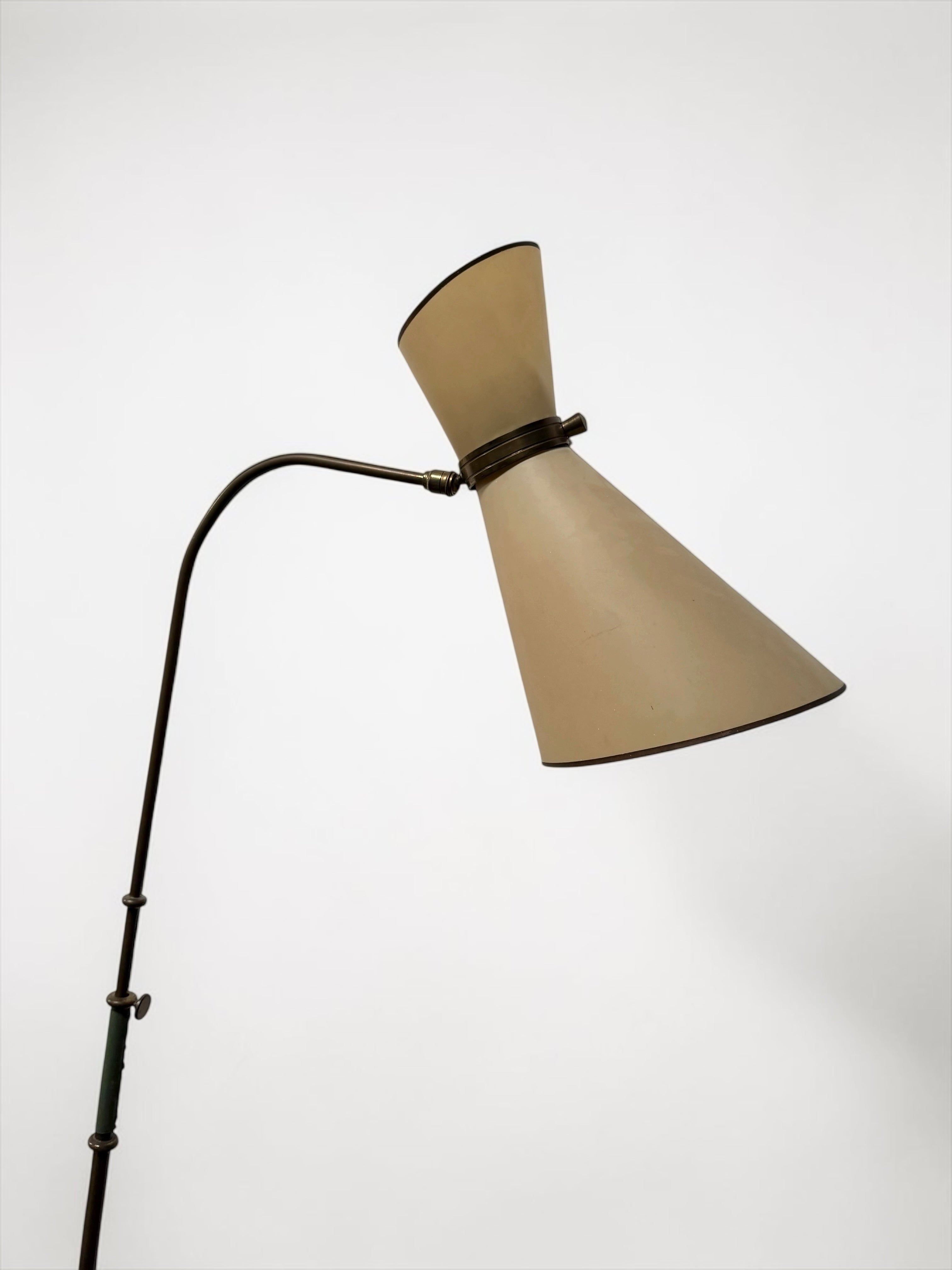 Maison Lunel Dual Conical Shade Floor Lamp