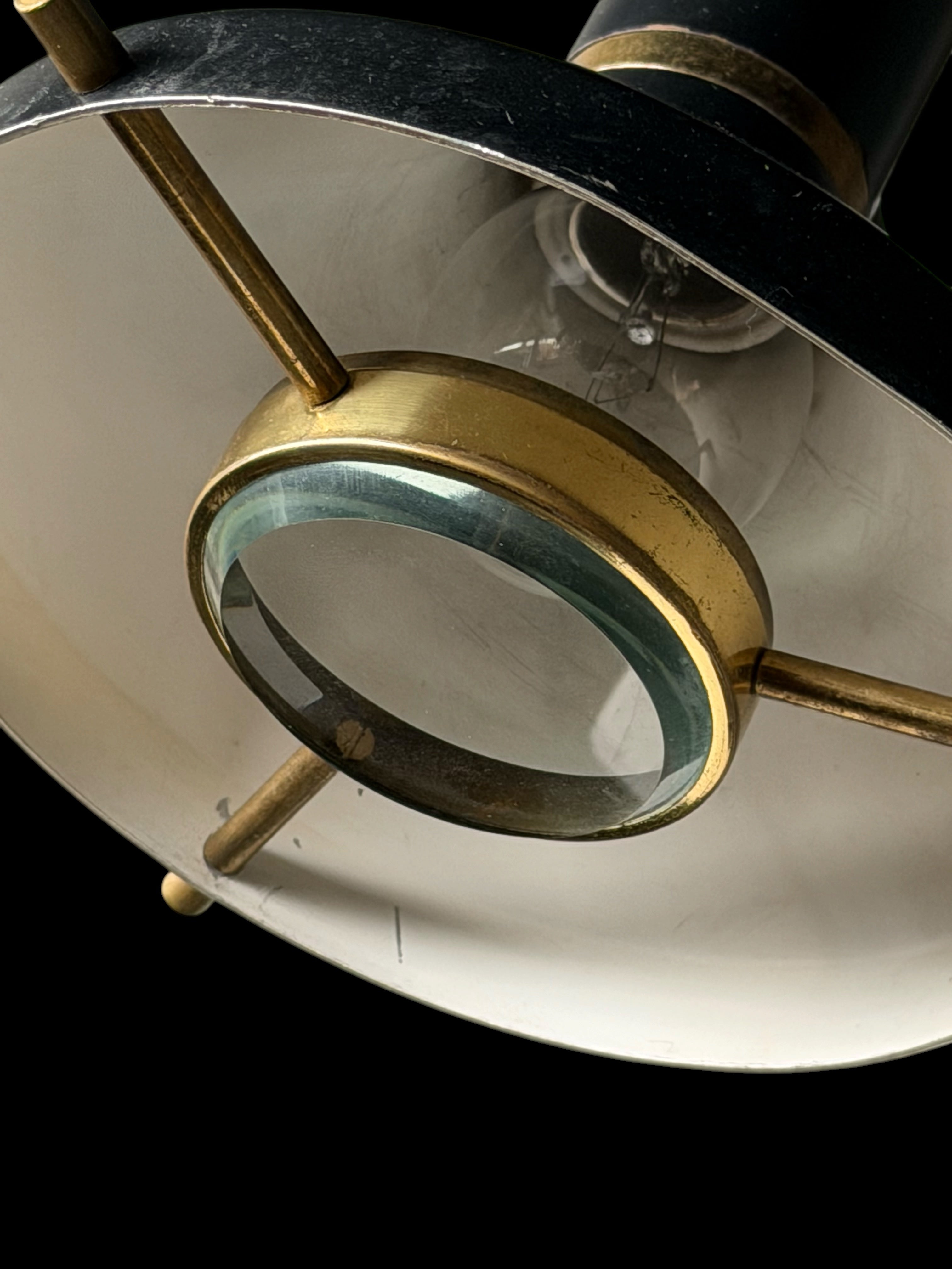 Mod.553 Table Lamp by Oscar Torlasco for Lumi, Italy 1950s