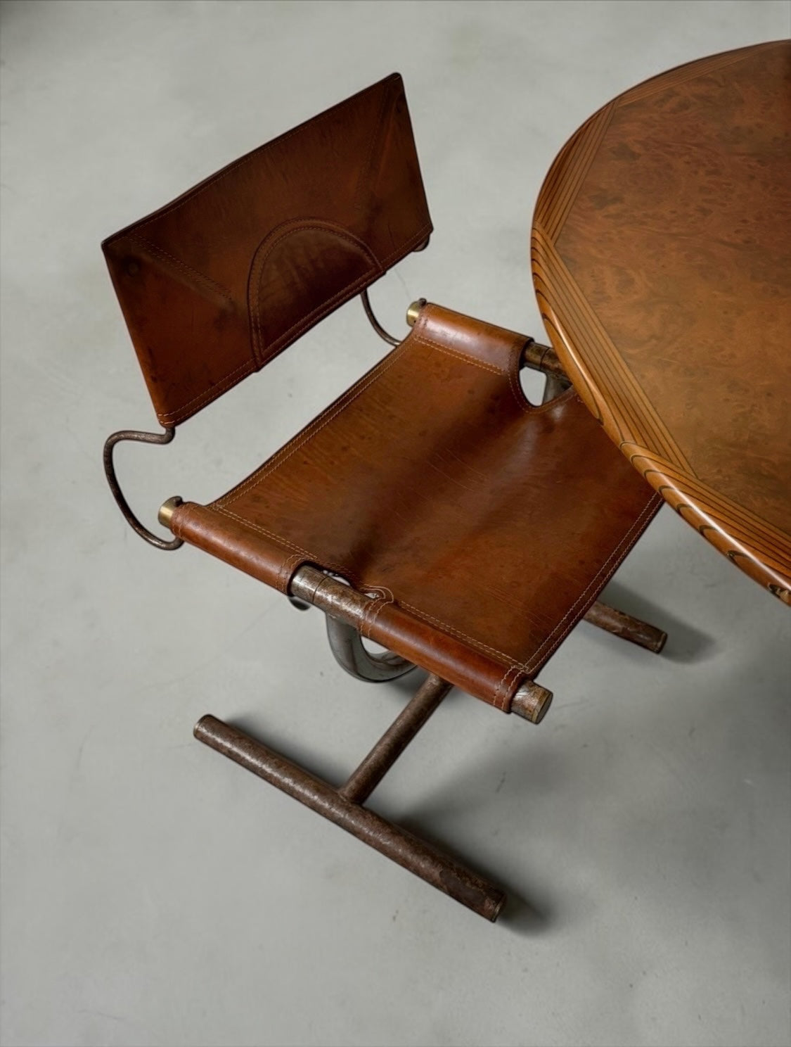 Dinging Table ‘Benetton’ chairs by Afra & Tobia Scarpa, Italy 1980s
