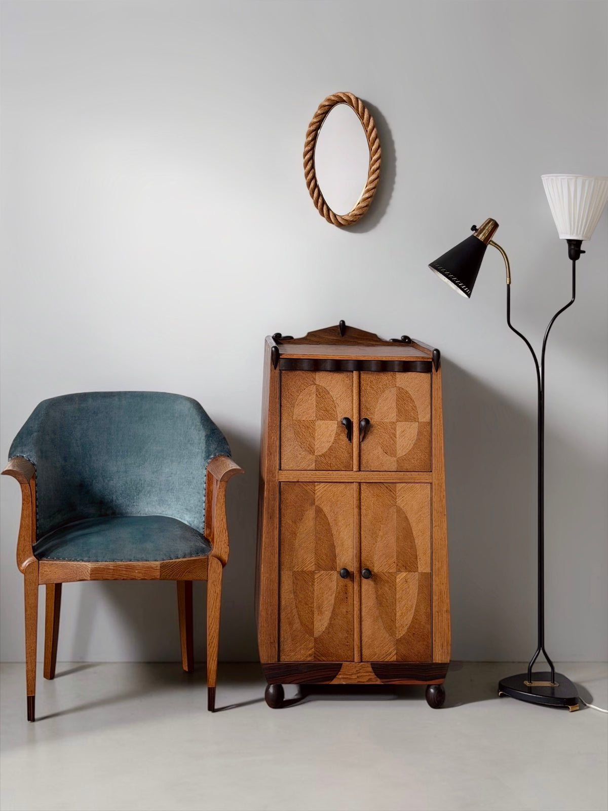 Decorative Art deco Amsterdam school armchair