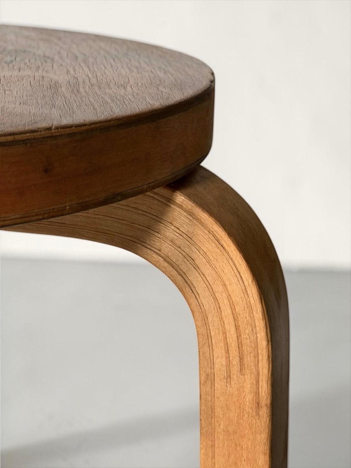 Model 60 Stool by Alvar Aalto for Oy Huonekalu- ja Rakennustyötehdas Ab, Finland