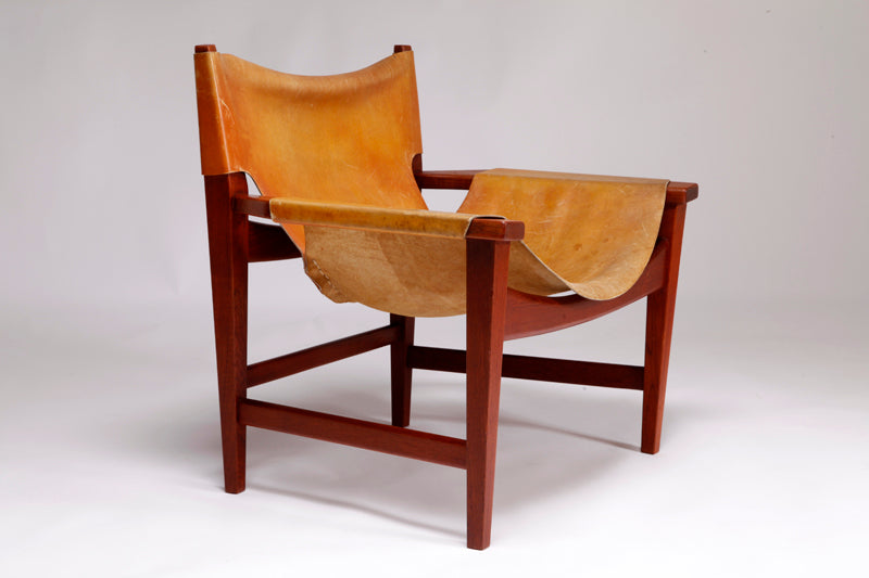 Sling chair in teak by Illum Wikkelsø