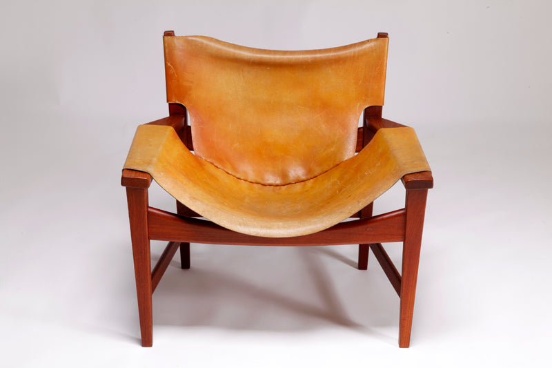Sling chair in teak by Illum Wikkelsø
