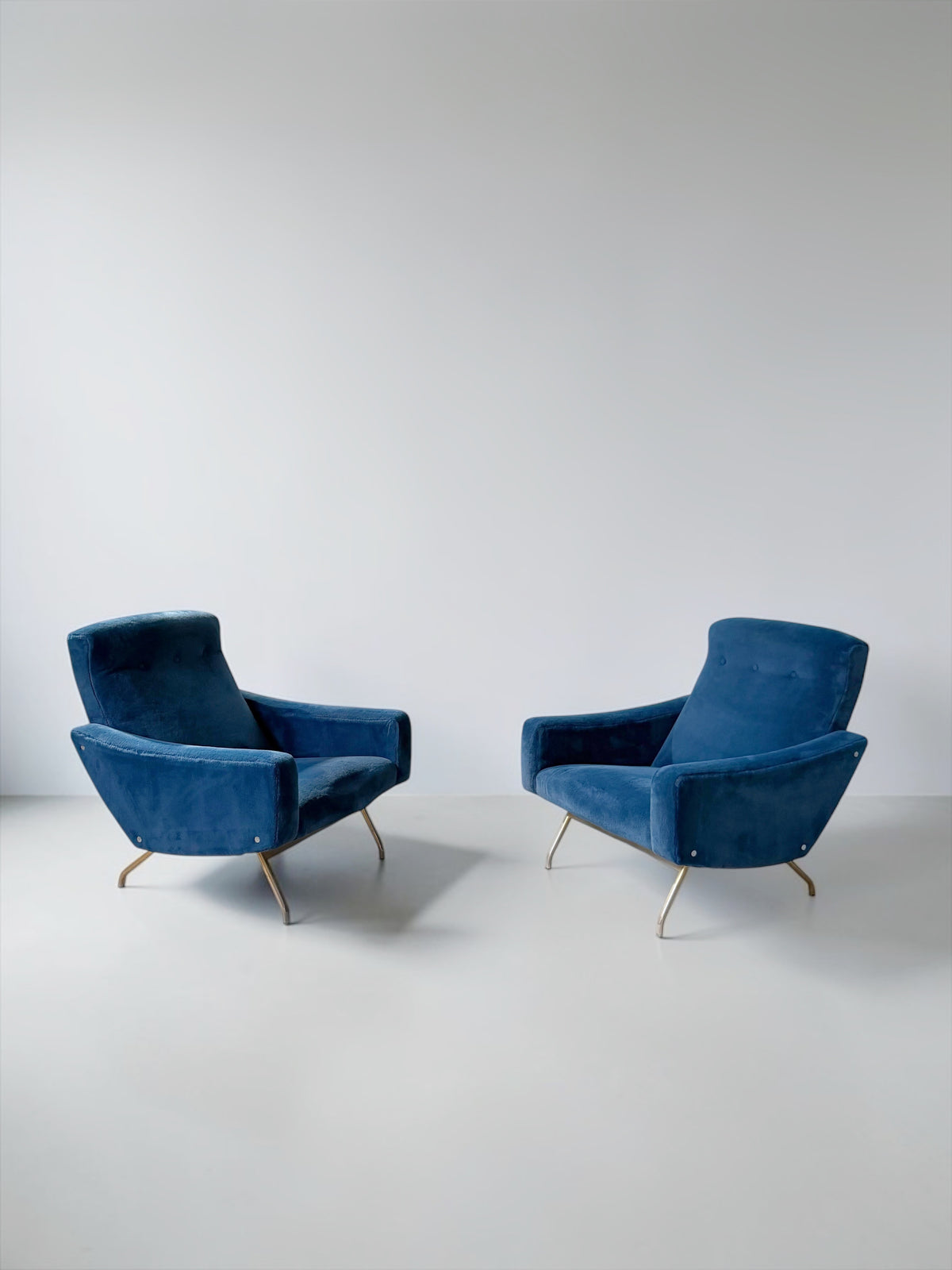 Model 743 Armchairs by Joseph-André Motte for Steiner, France, 1957