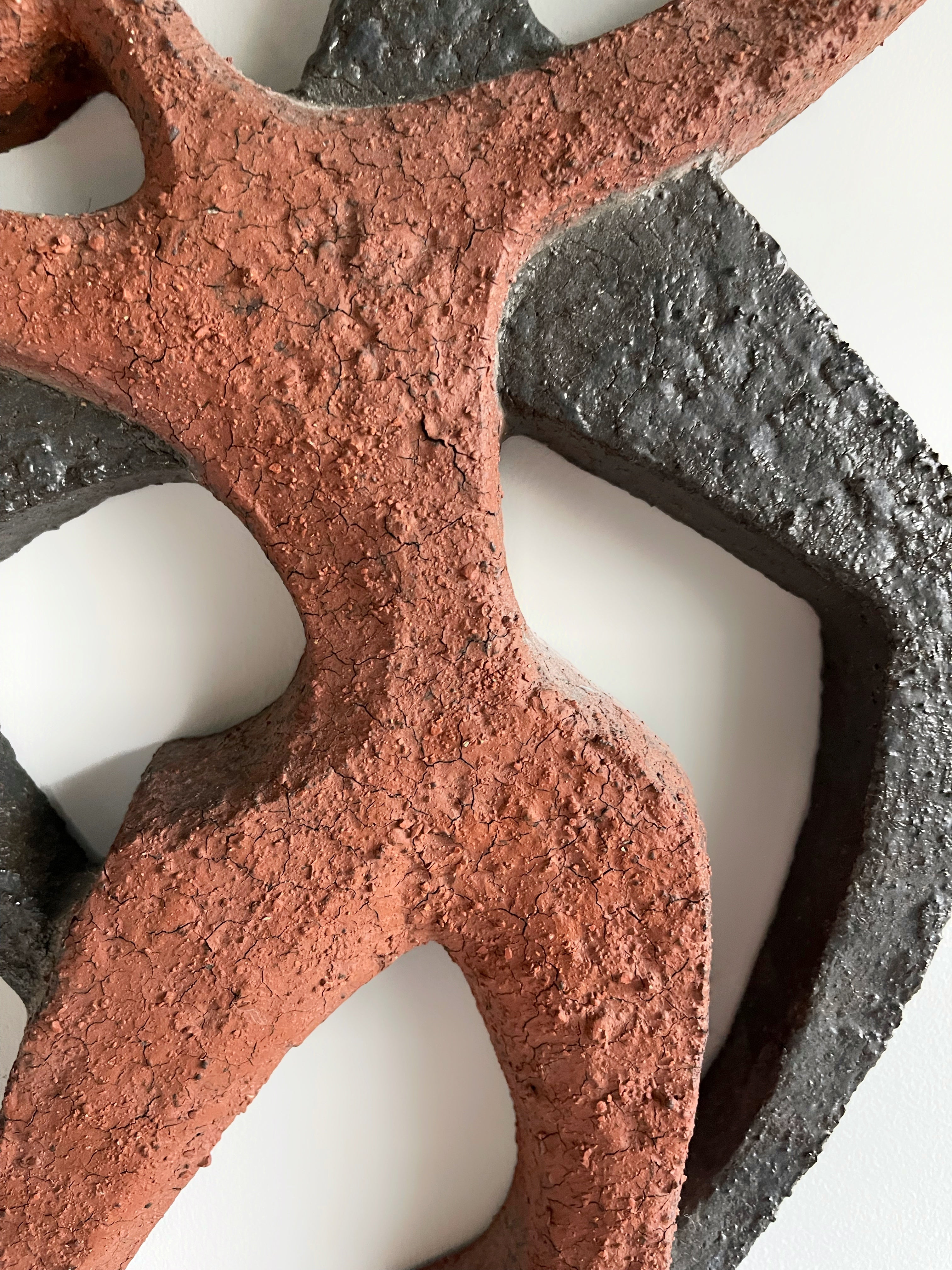Pair of Wall sculptures by Joop Puntman for AMHA, 1960s