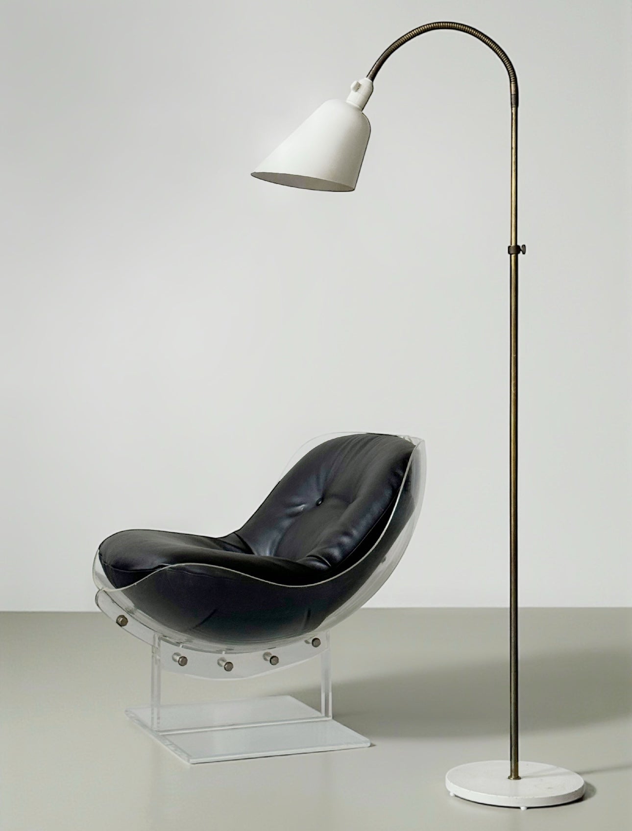 Bellevue Floor Lamp by Arne Jacobsen for Louis Poulsen, Denmark 1930s