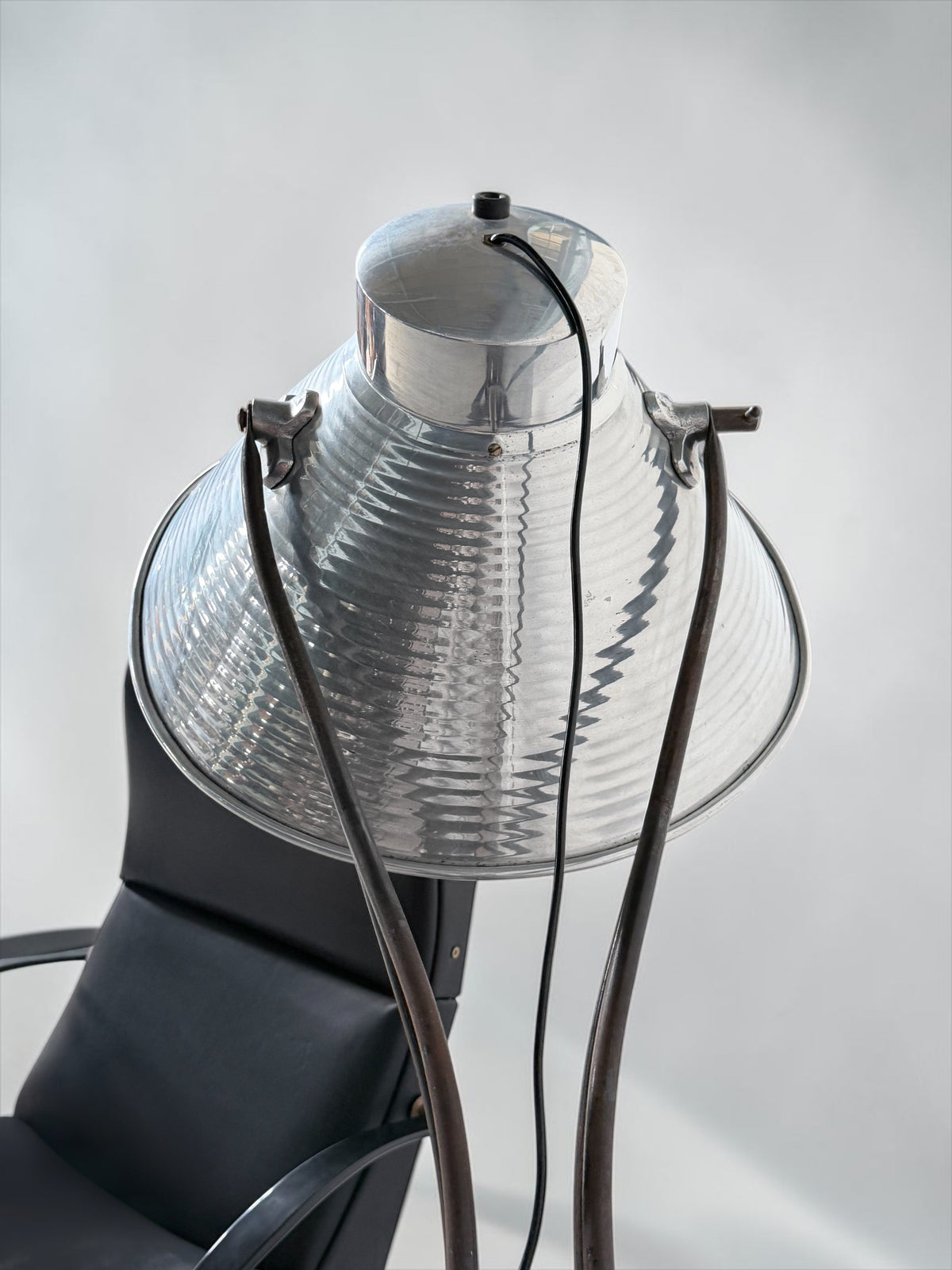 Large Medical Floor Lamp by André Walter, France 1930s–1940s