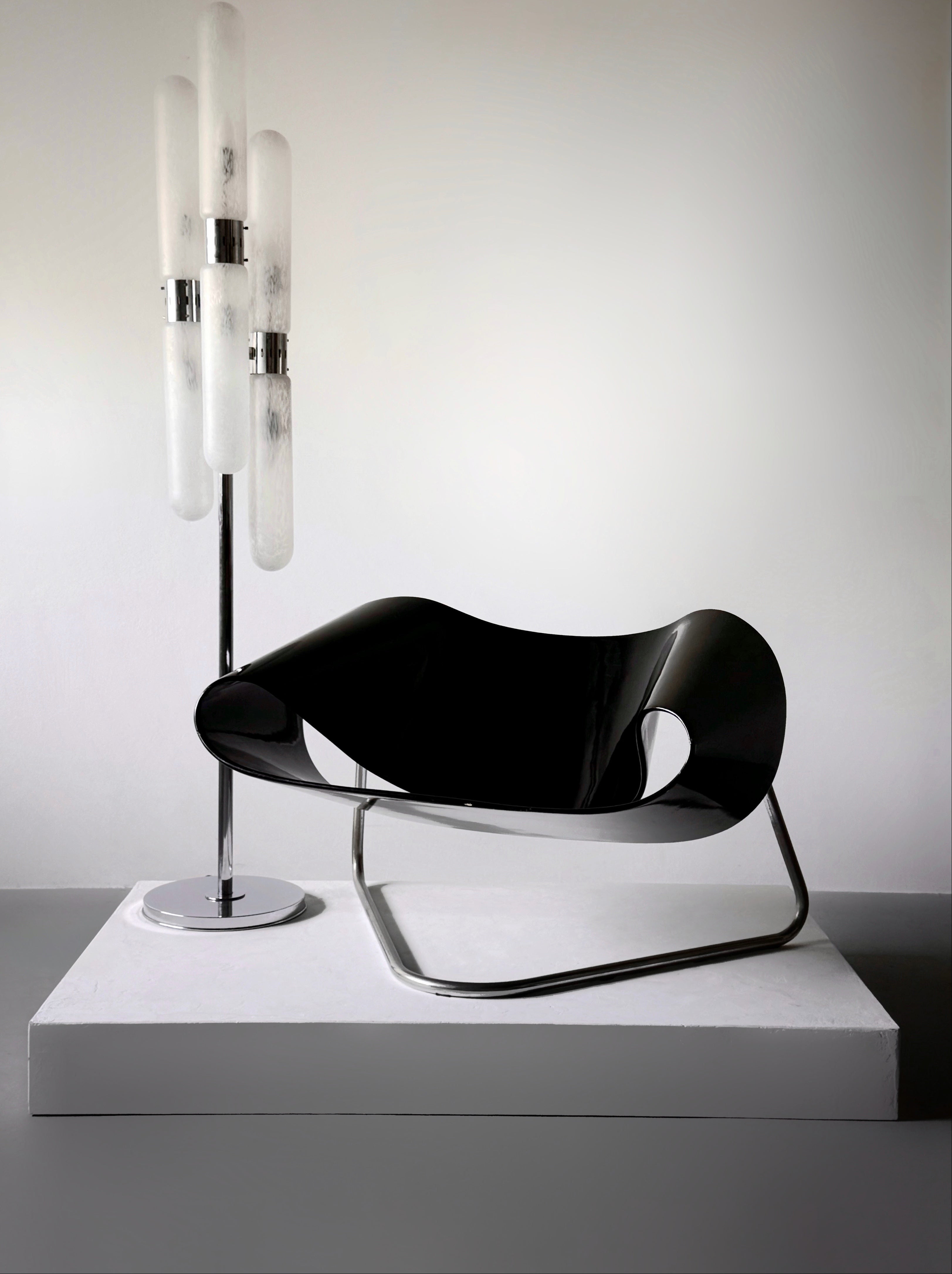 Model CL9 Ribbon Chair by Cesare Leonardi & Franca Stagi for Bernini, 1961 Italy　　　