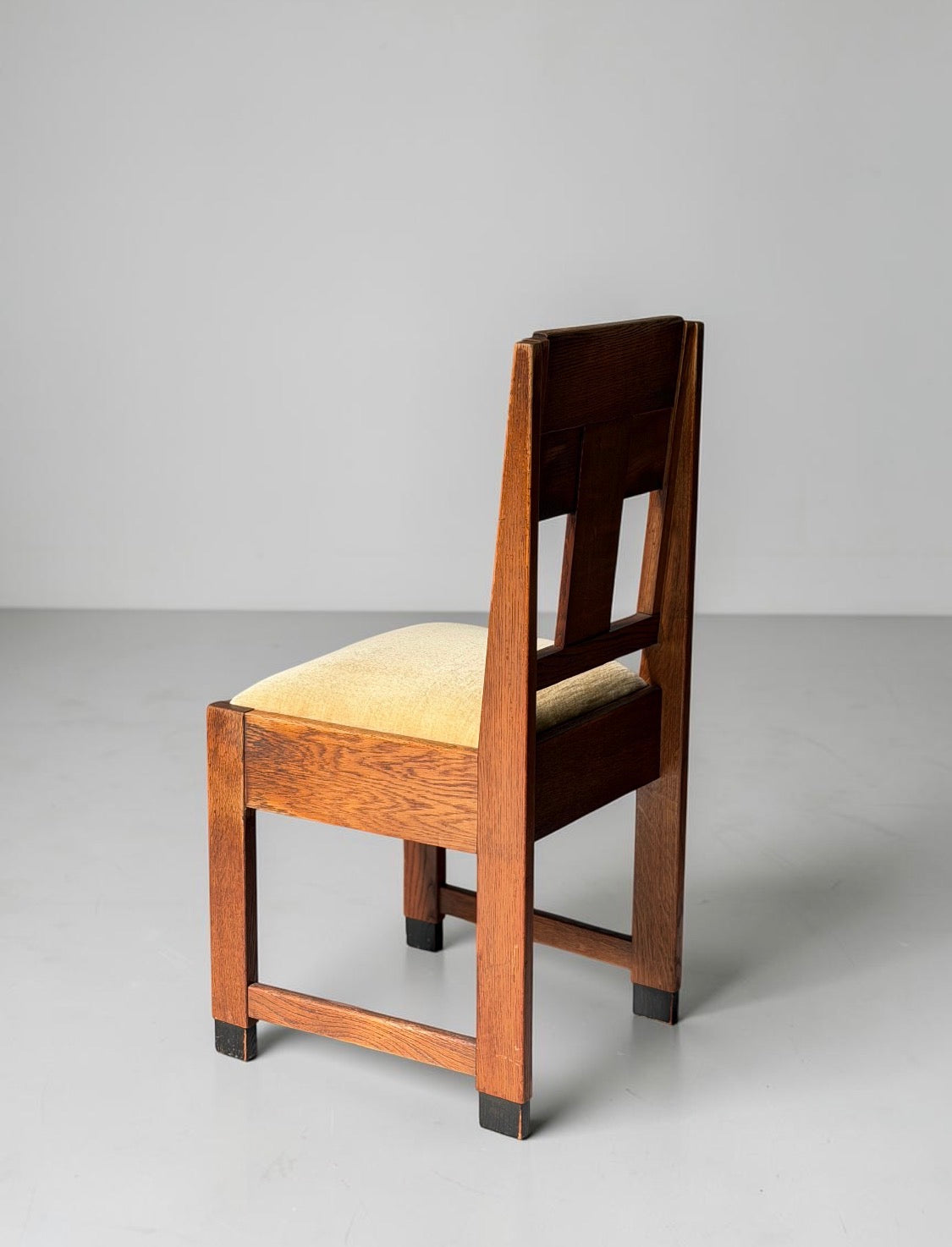 Set of Art Deco Amsterdam School Dining Chairs, The Netherland 1930s　