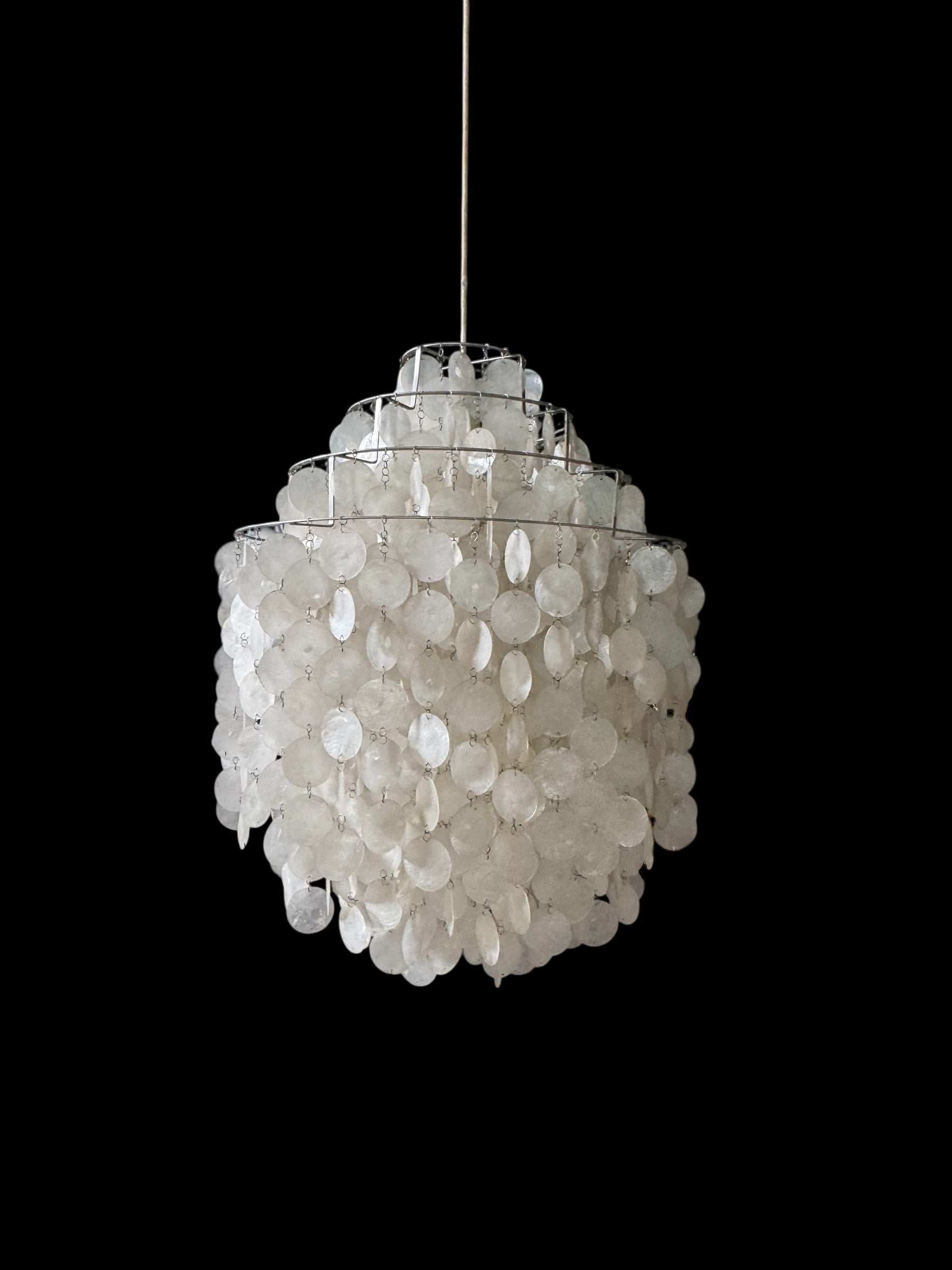 “Fun” Shell Chandelier by Verner Panton, Denmark 1960s　