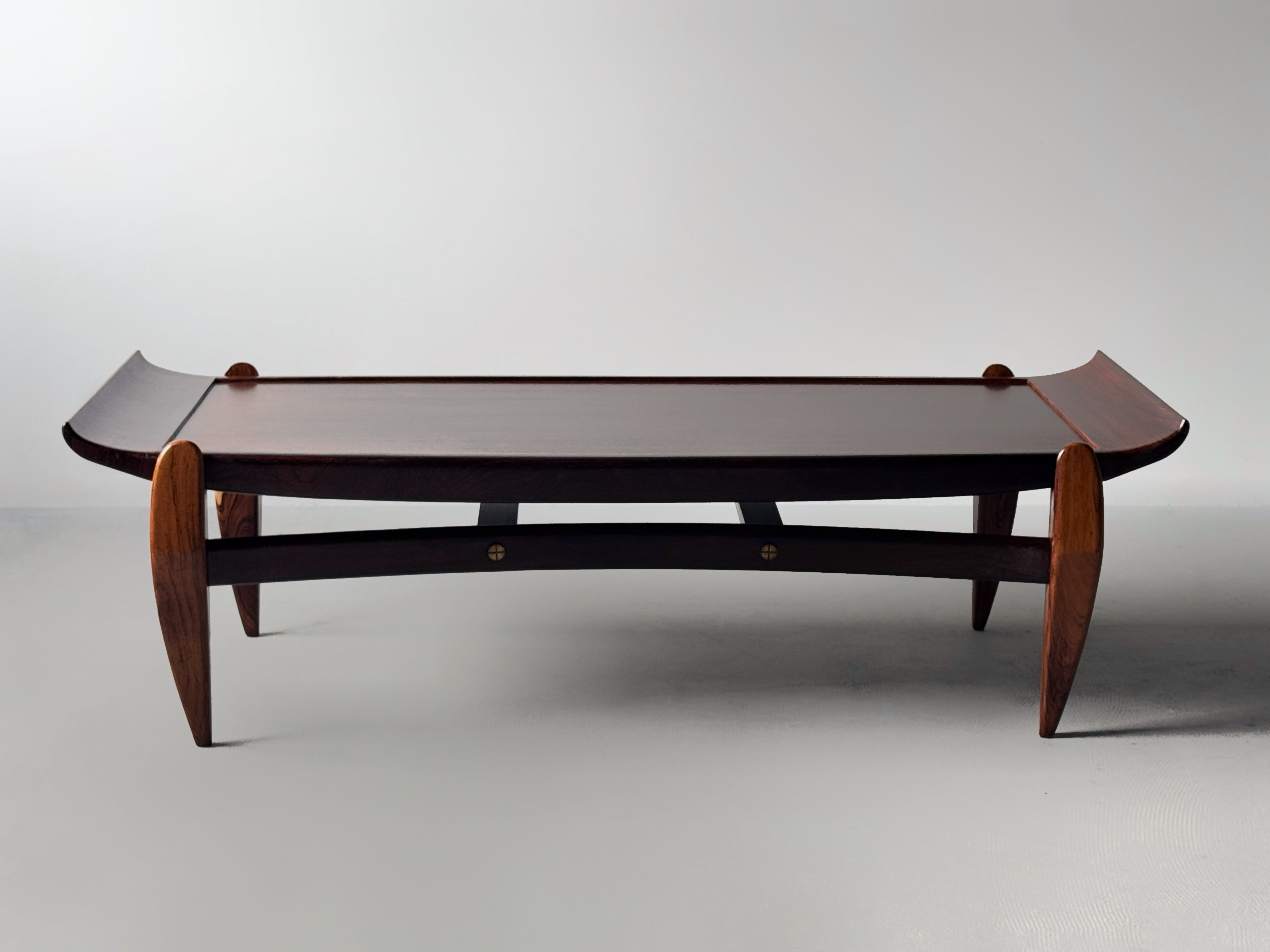 Brazilian Modern Coffee Table by Jean Gillon for Wood Art