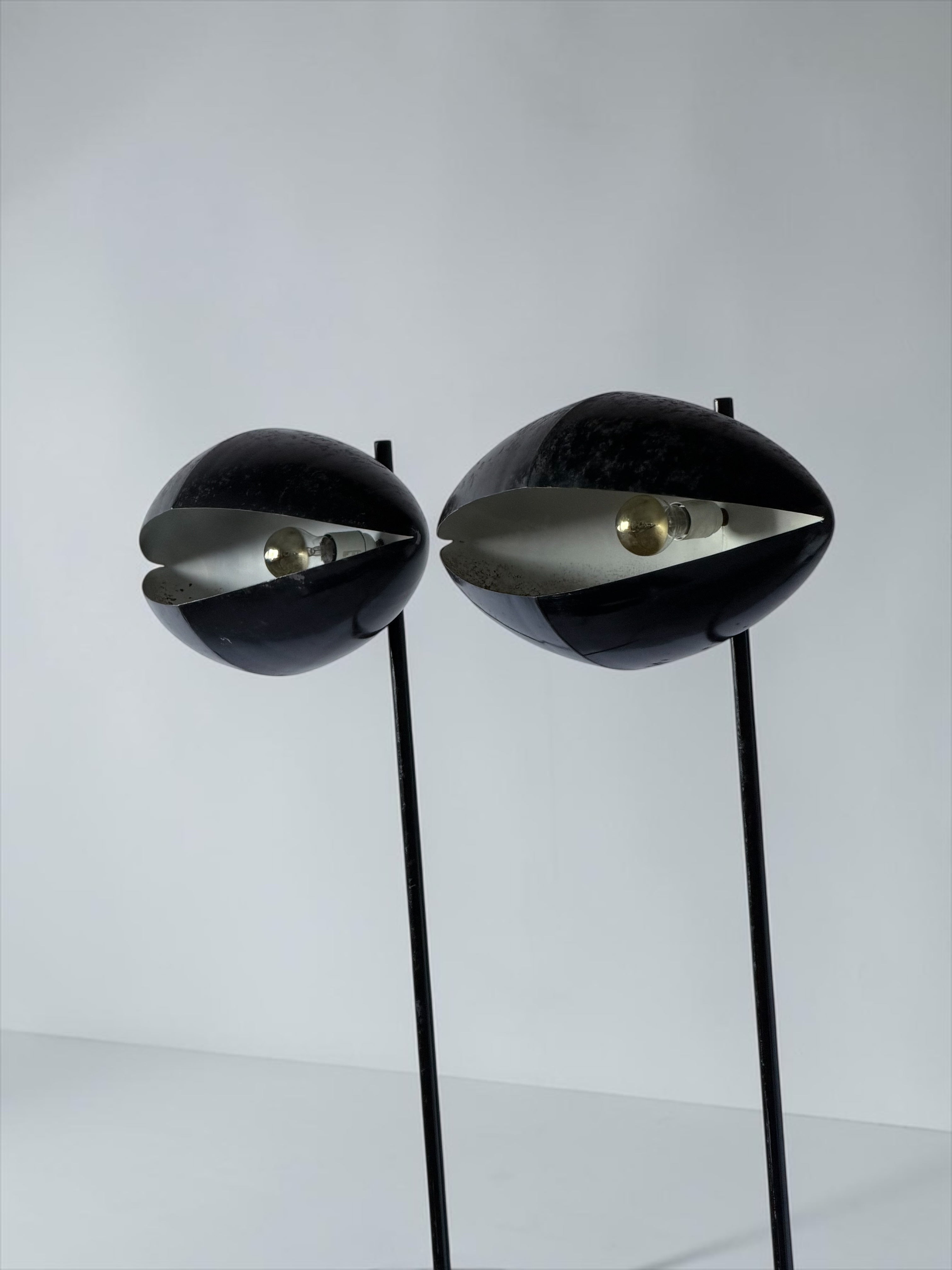 Pair of “Fantomas” Floor Lamps by India Mahdavi, France, circa 1990