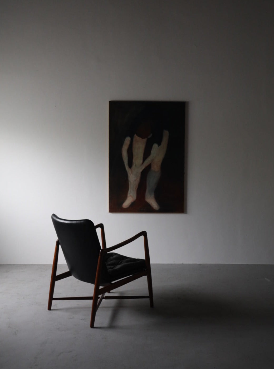 BO59 fireplace chair in rosewood by Finn Juhl