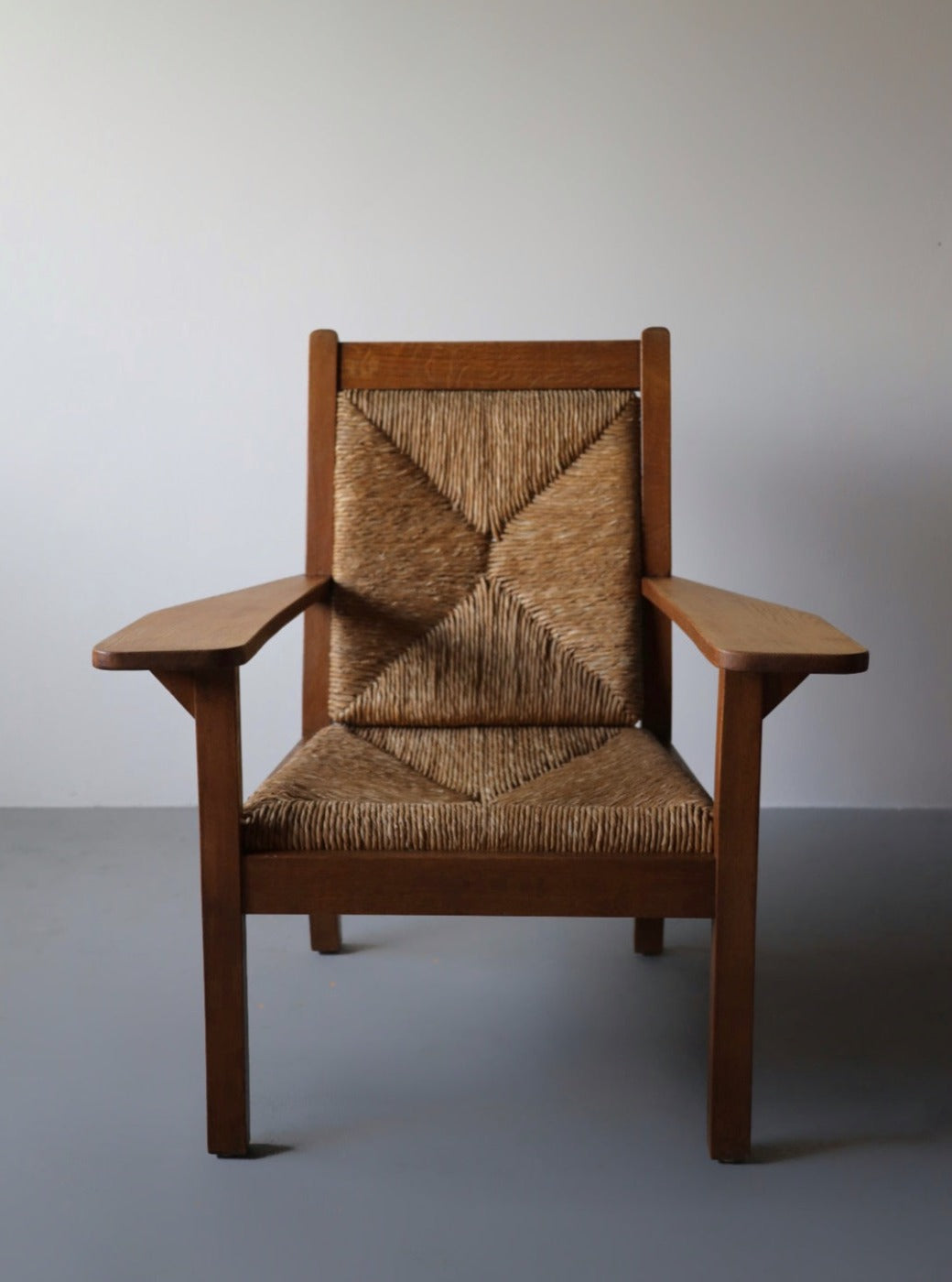 Worpswede high back armchair by Willy Ohler