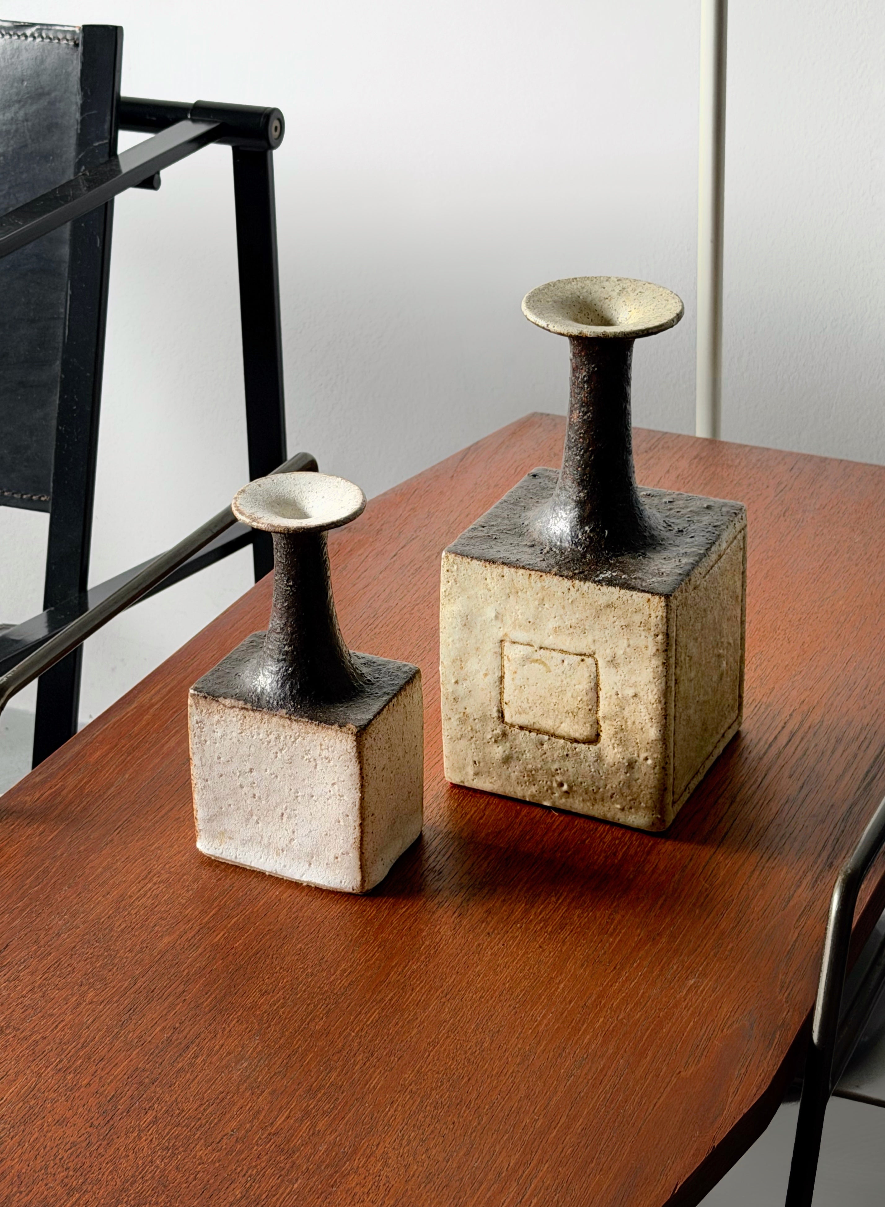 Set of Ceramic Vases by Bruno Gambone, 1960s