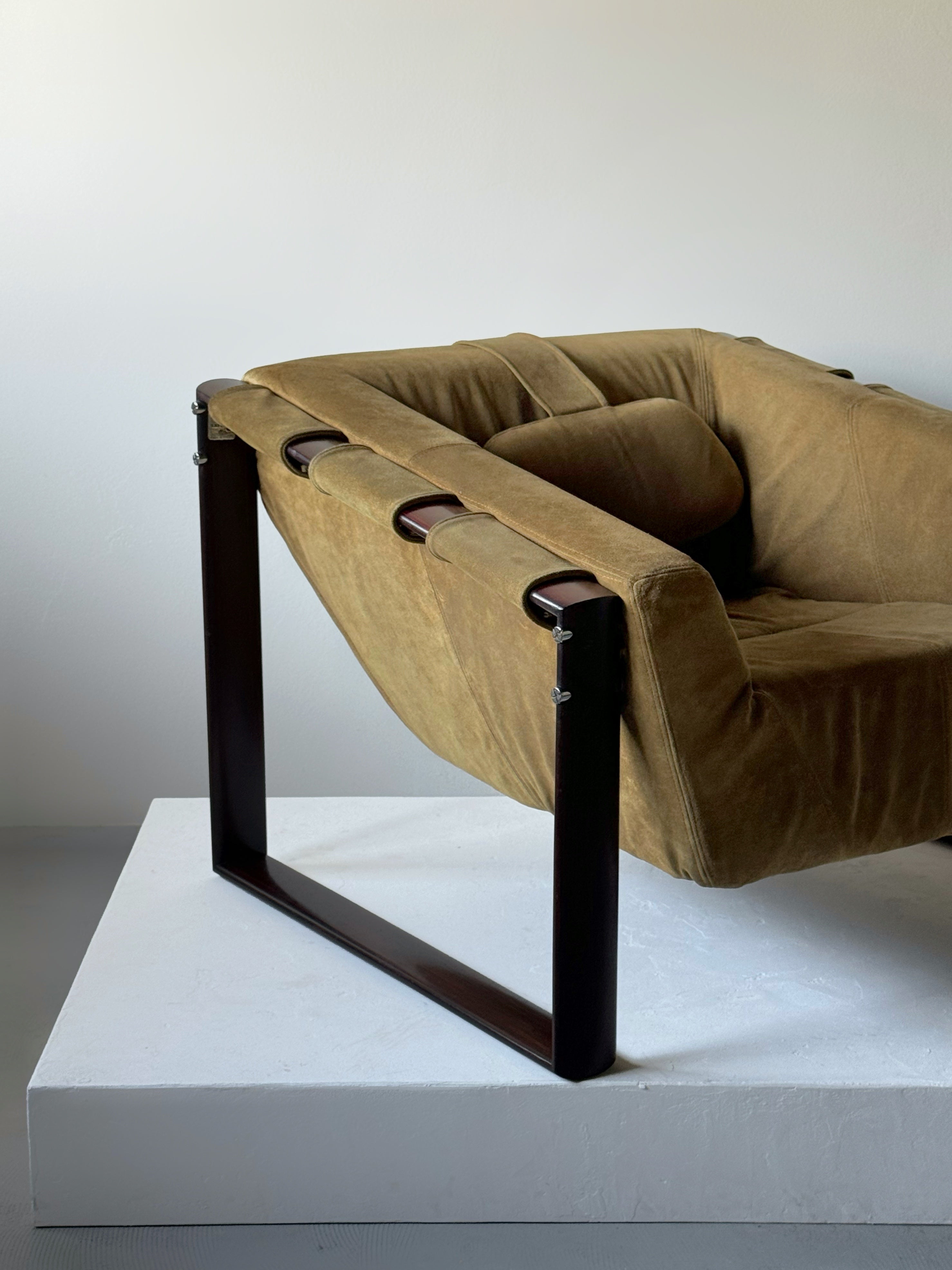 Brazilian Rosewood Lounge Chair by Percival Lafer