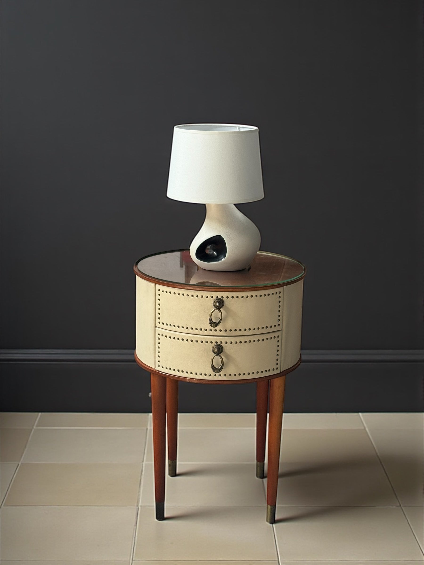 Ceramic Table Lamp, French 1950s