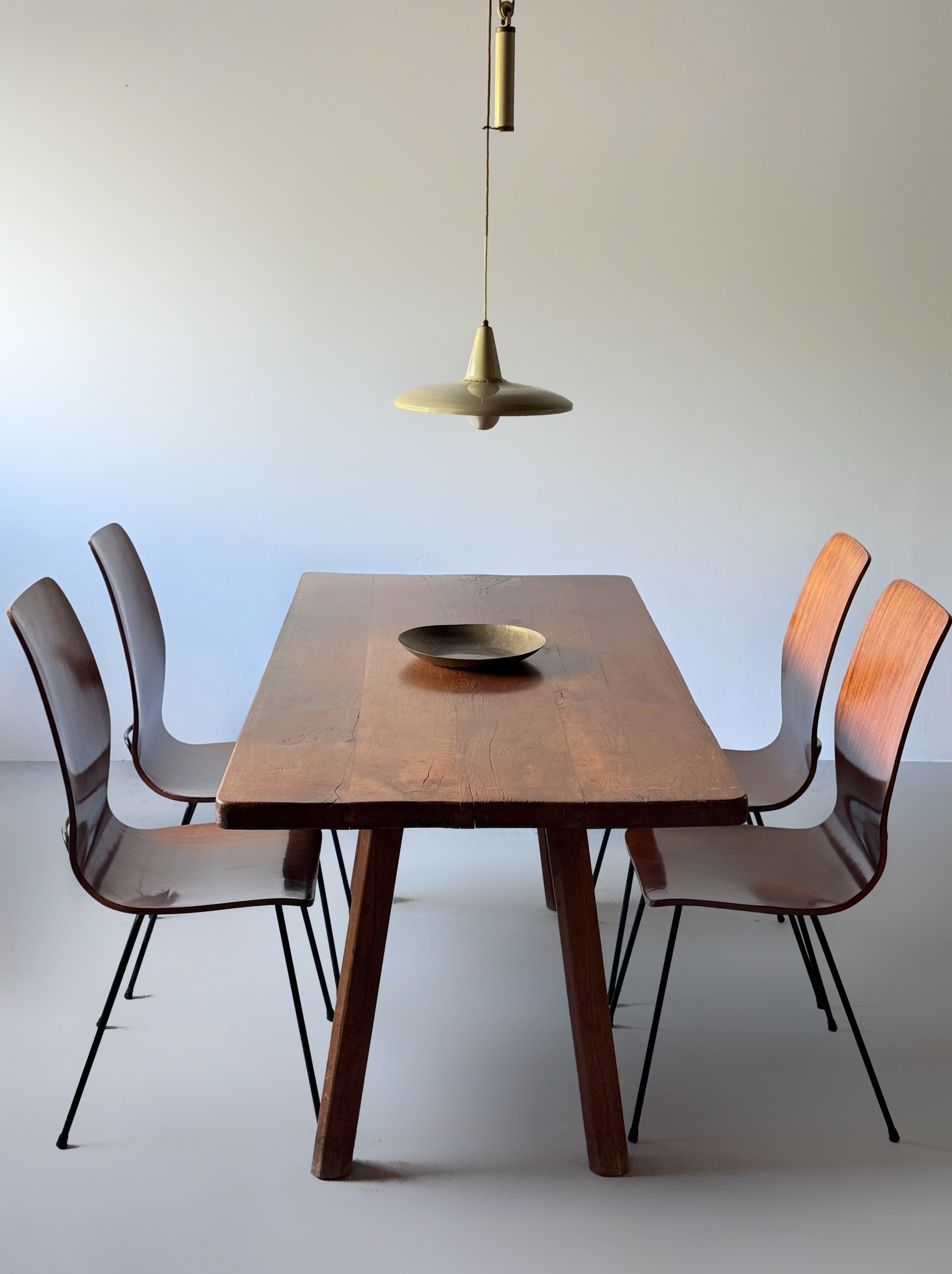 Mid-Century Dining Chairs by Carlo Ratti, Italy 1960s　