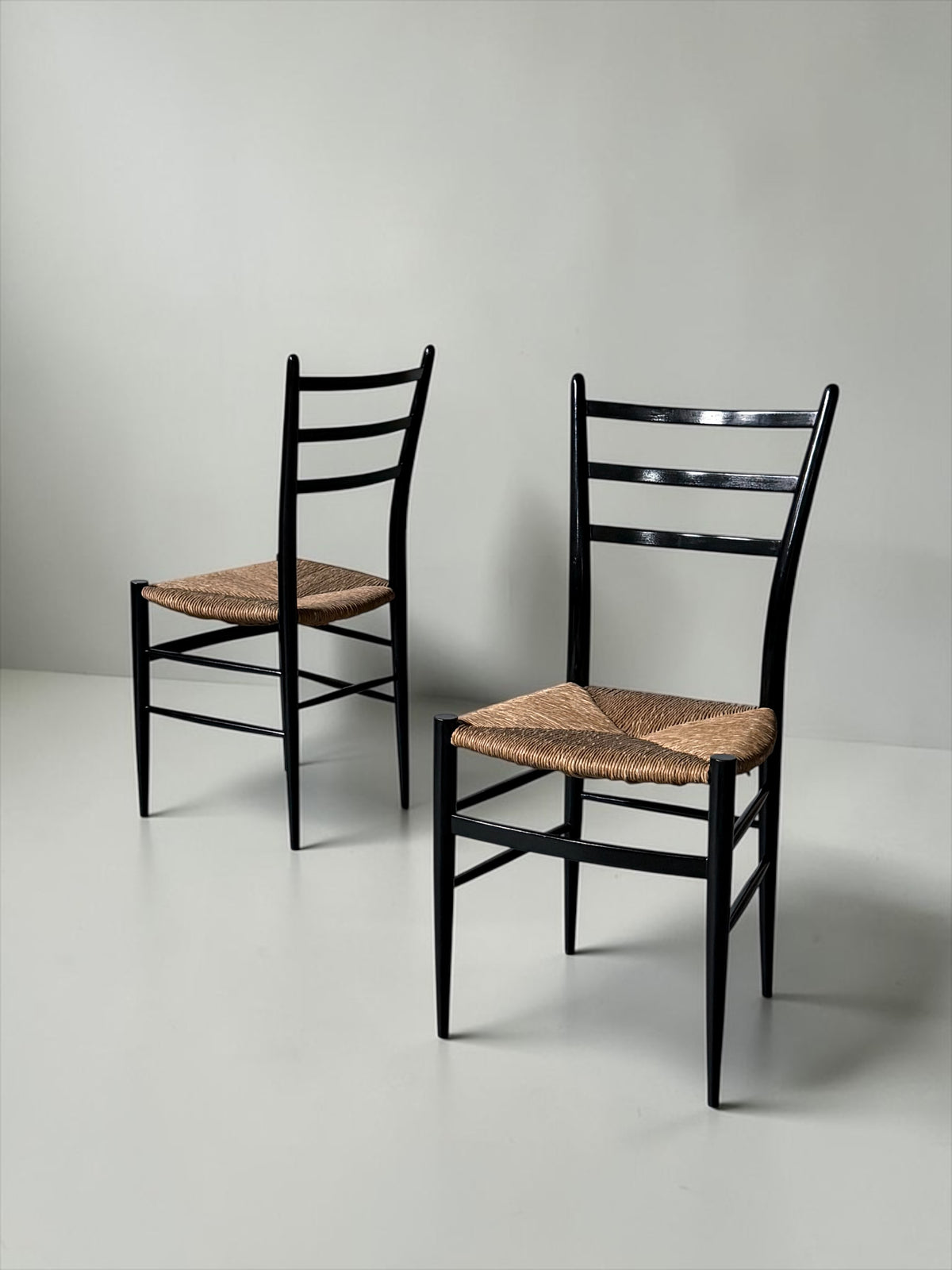 Spinetto dining chair by Chiavari Legerissima, Italy 1950s
