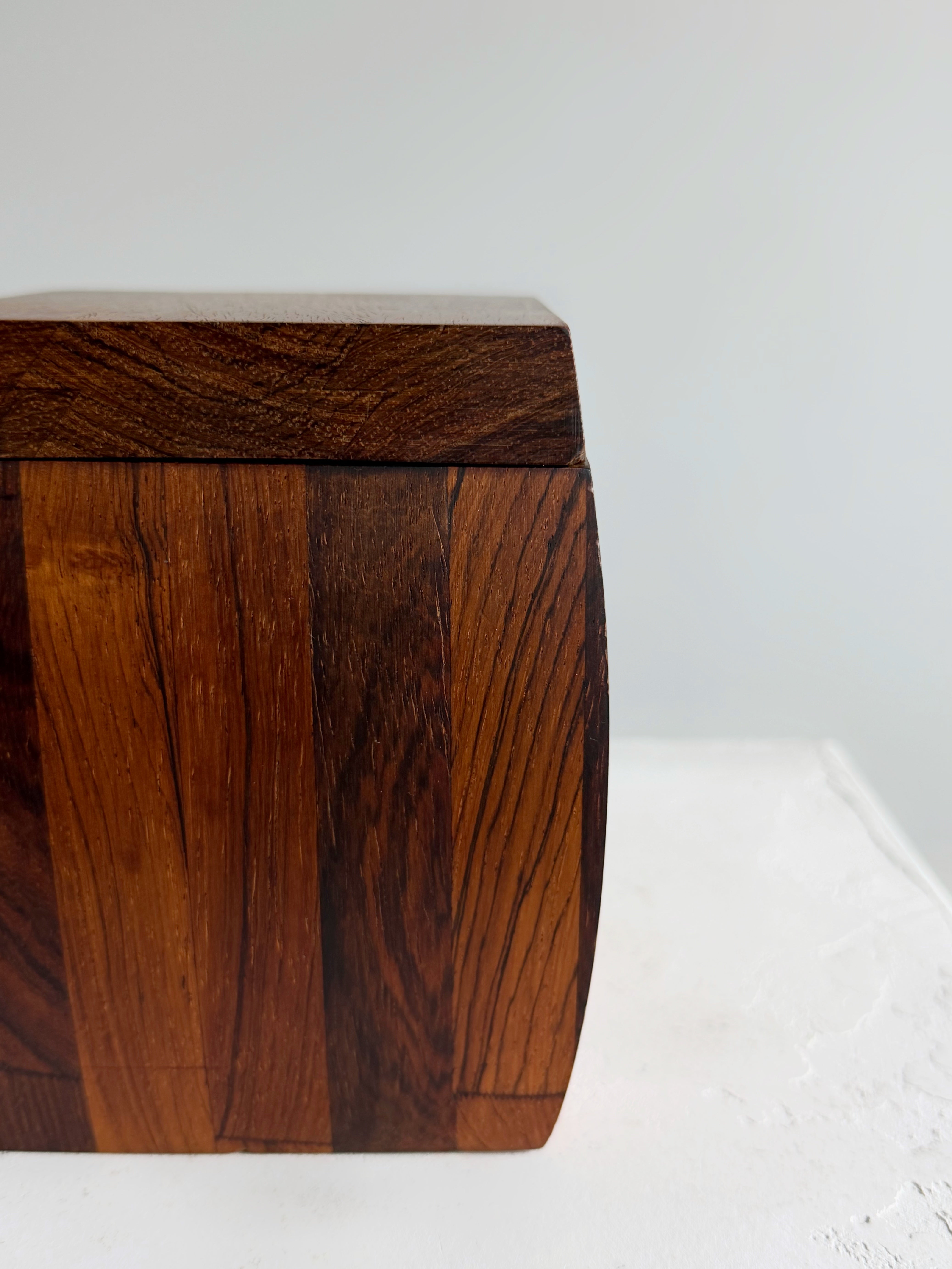 Jean Gillon Tobacco Jar made of Jacaranda Wood HAND MADE