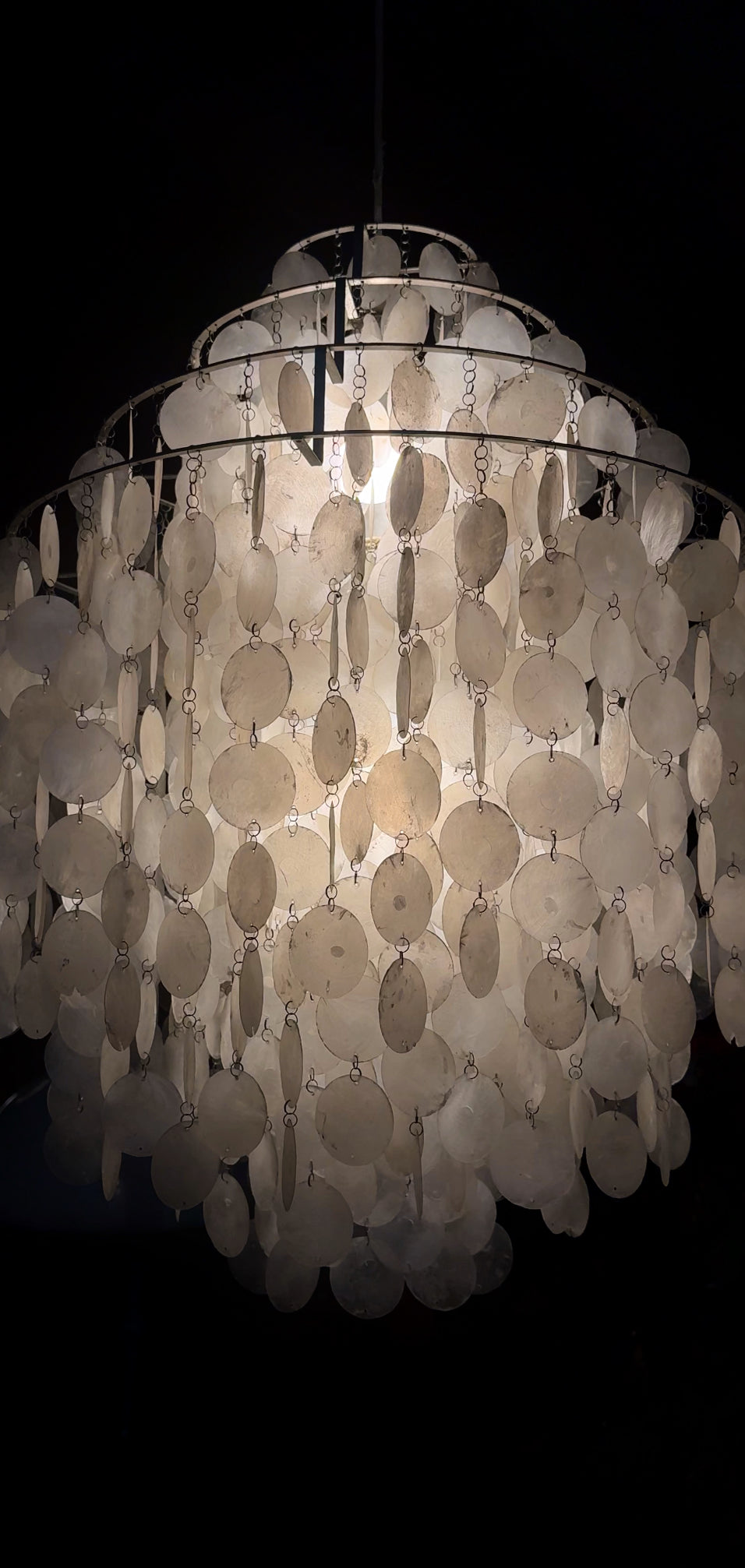 “Fun” Shell Chandelier by Verner Panton, Denmark 1960s　
