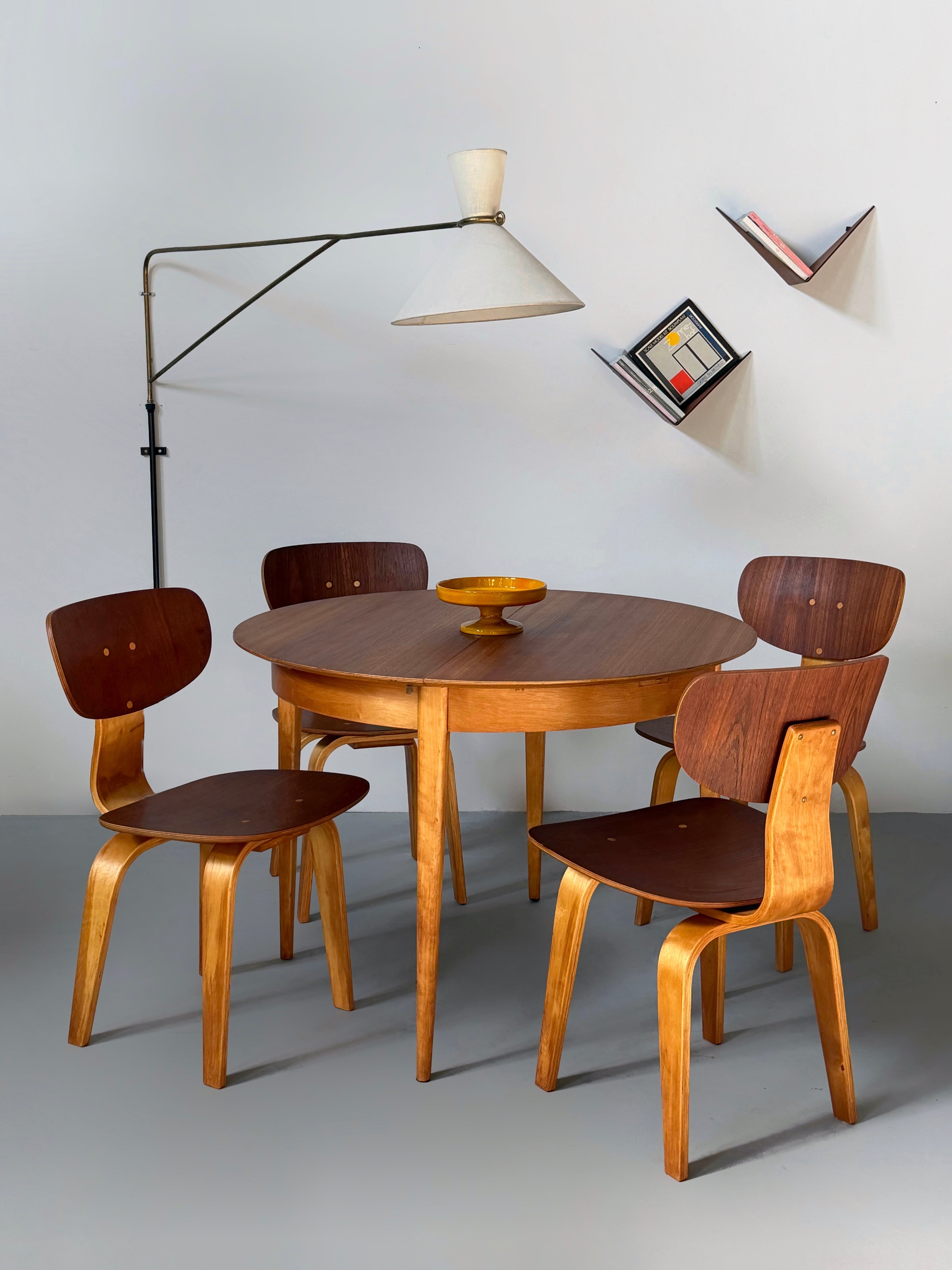 TB35/SB02 dining set by Cees Braakman for Pastoe, Dutch design, 1950s　