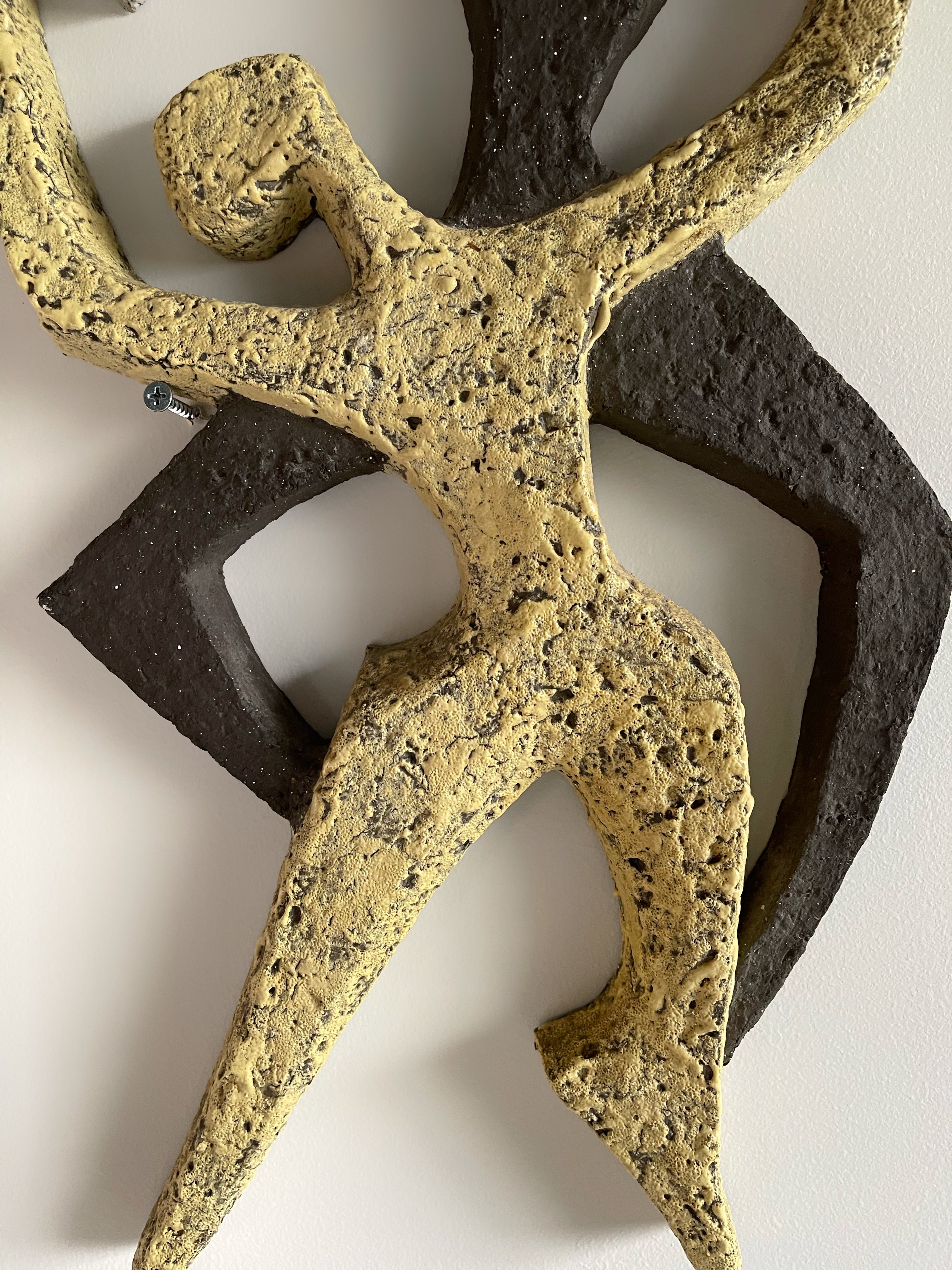 Pair of Wall sculptures by Joop Puntman for AMHA, 1960s