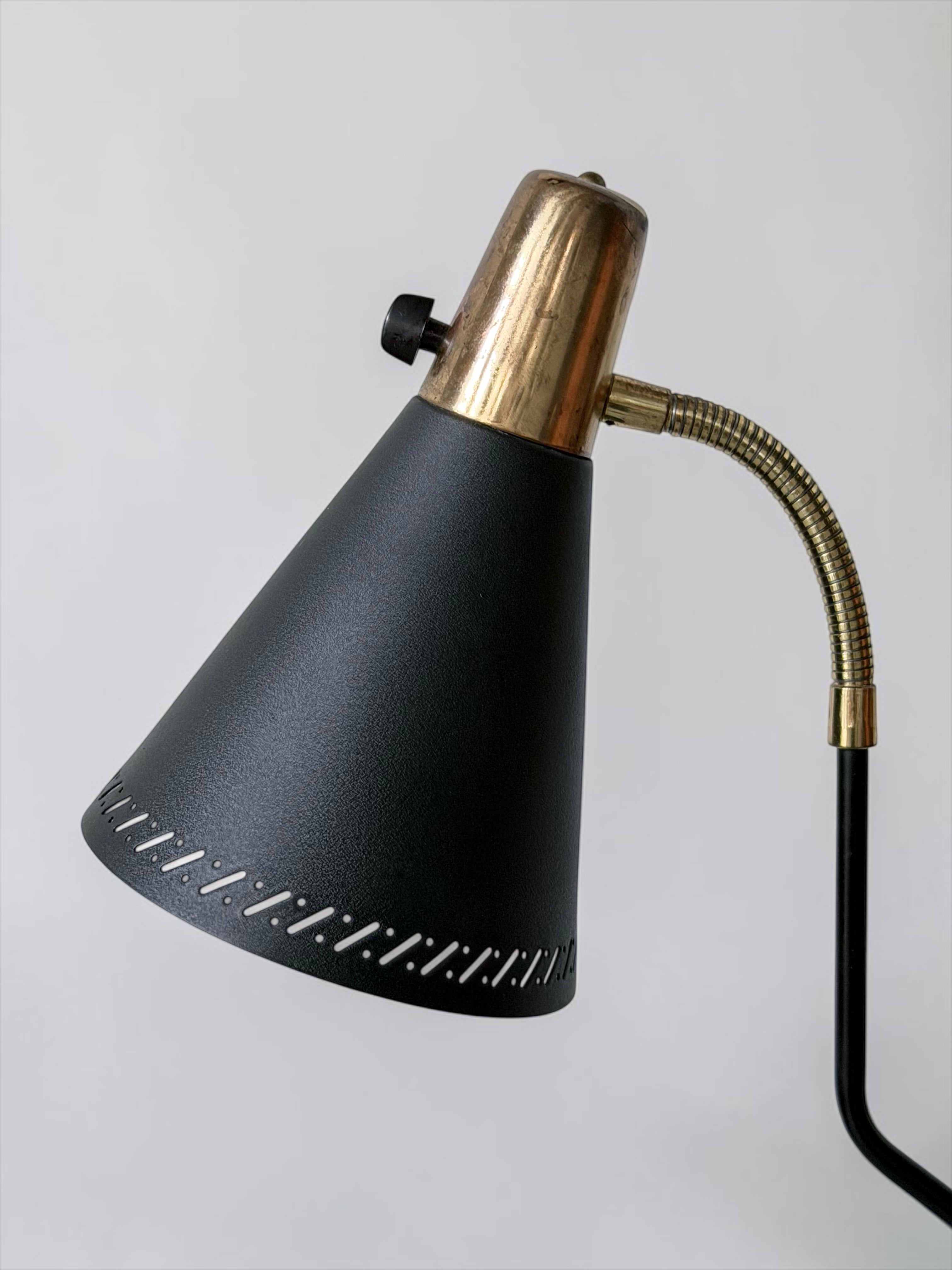 Floor Lamp by Hans Bergström for Ateljé Lyktan, Sweden 1950s
