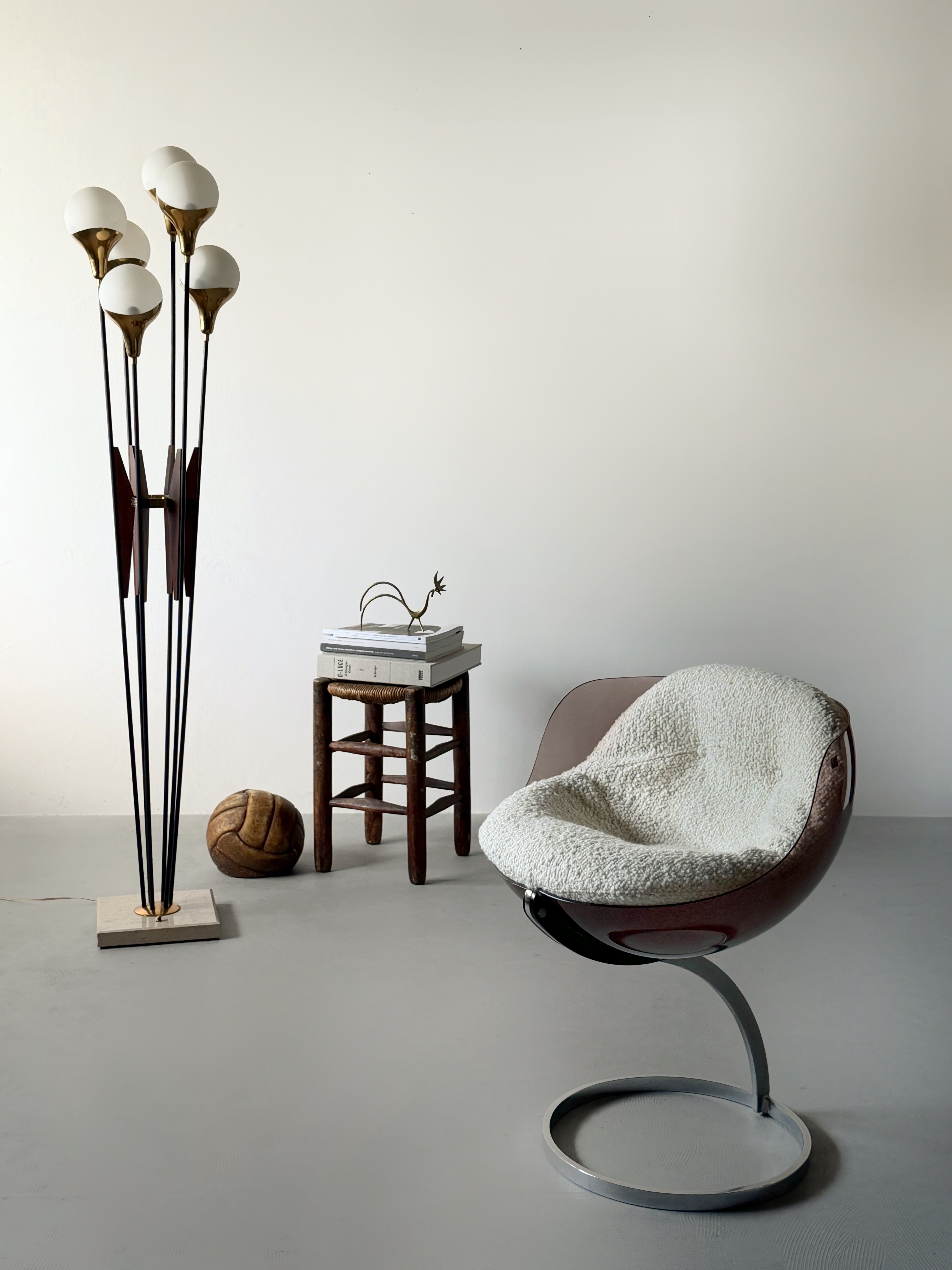 Sphere Dining Chair by Boris Tabacoff for Mobilier Moderne, 1970