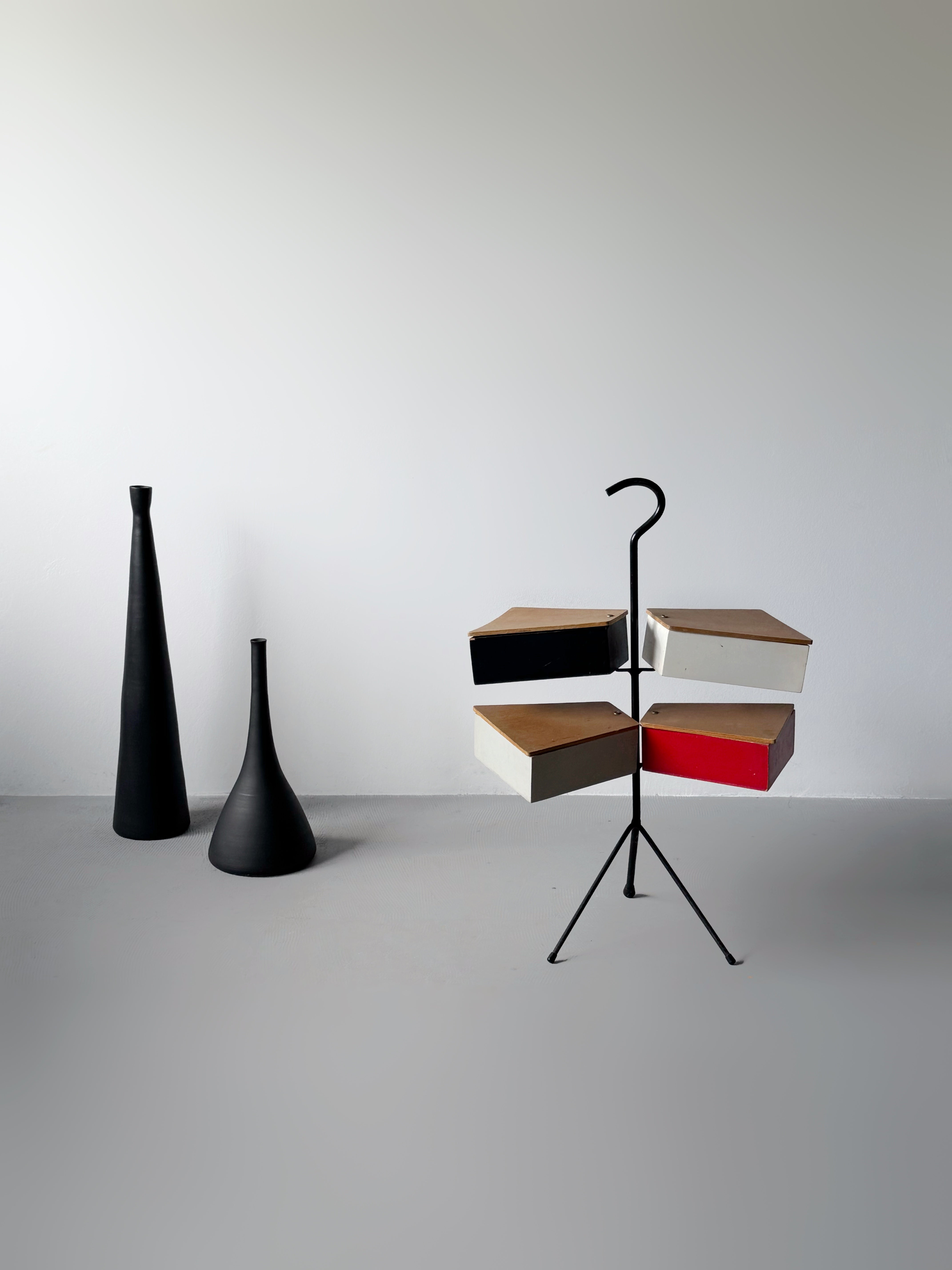 Dutch Sewing Stand by Joos Teders for Metalux, 1950