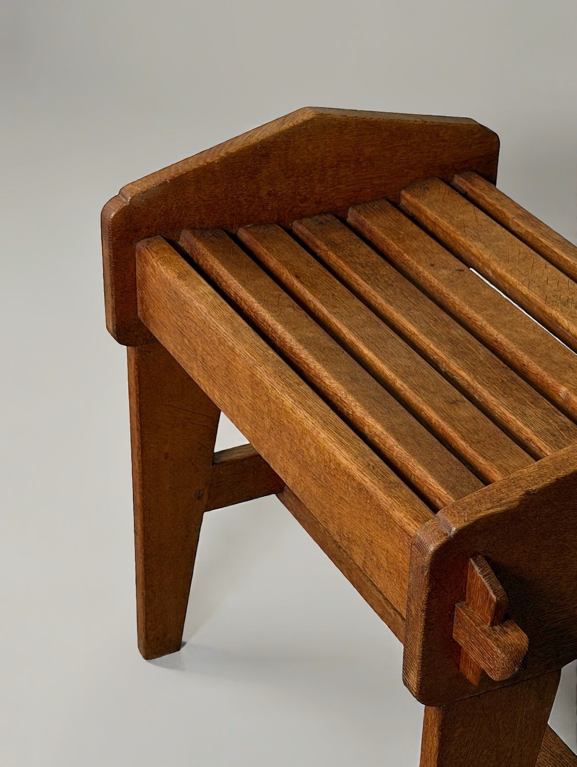 Arts and Crafts Stool, 1940s