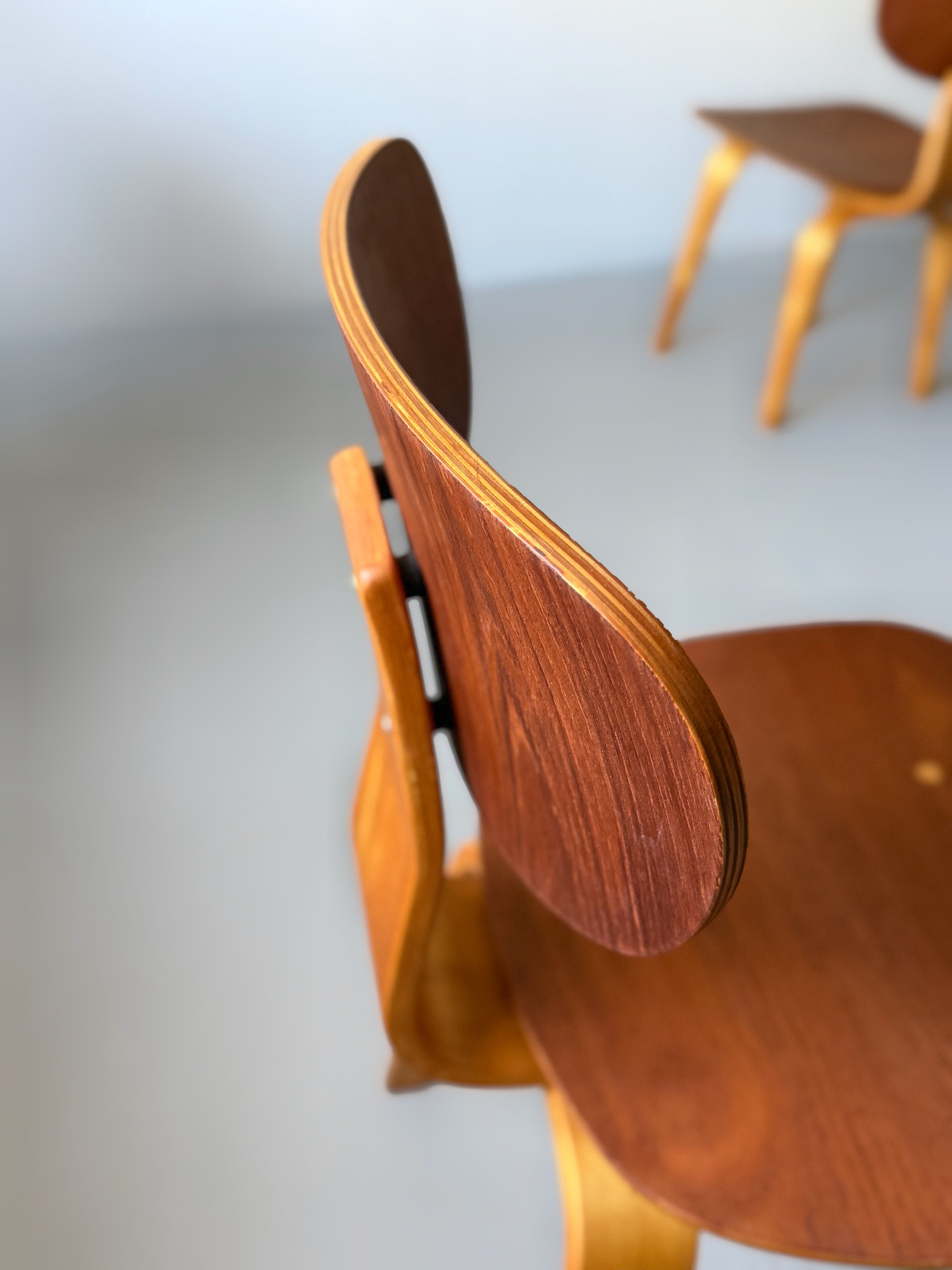 SB02 Dining Chairs by Cees Braakman for Pastoe, Netherlands 1950s