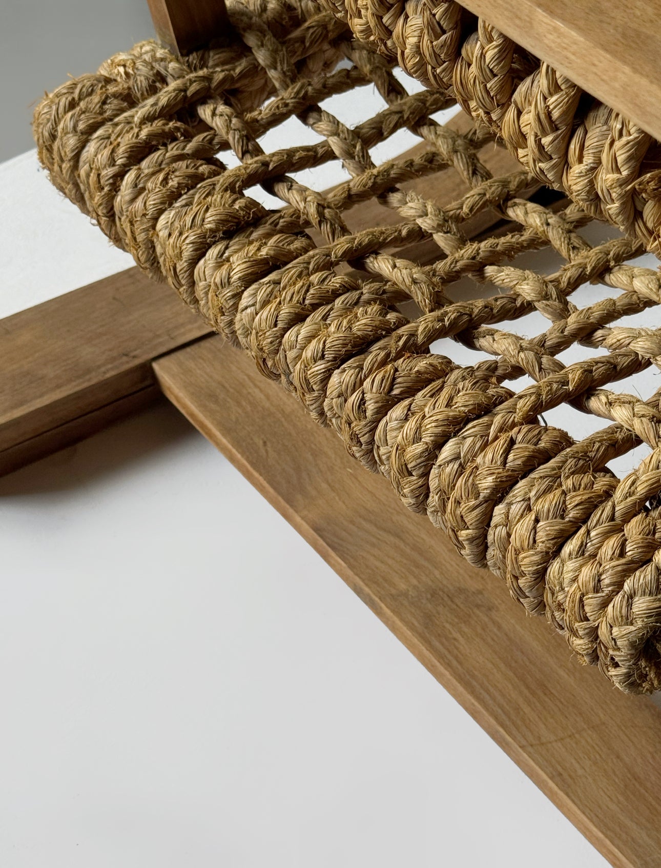 Rope armchairs by Adrien Audoux & Frida Minet for Vibo Vesoul, France 1940s