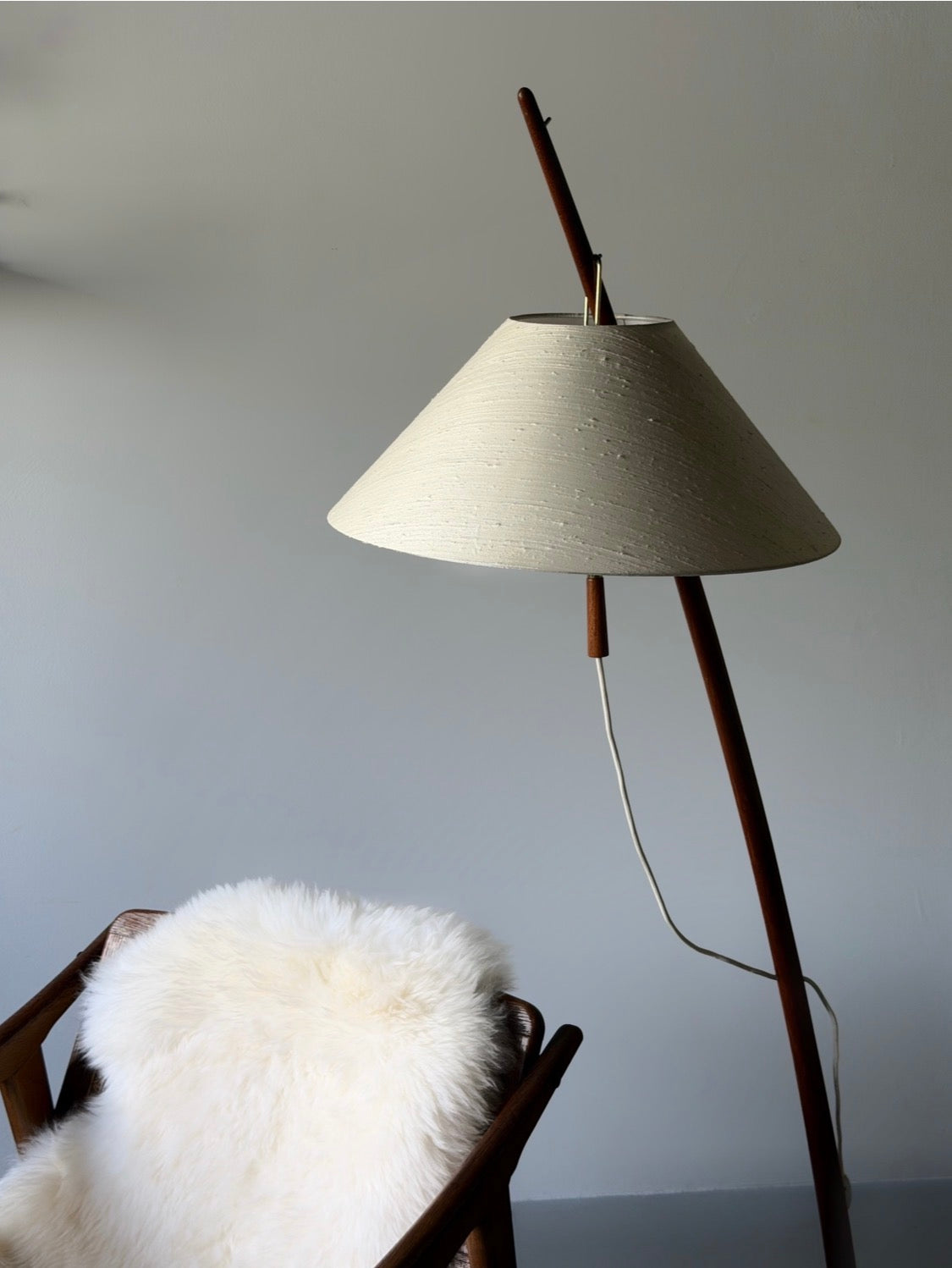 Dornstab Floor Lamp by A. Pöll for Kalmar, Austria 1920 to 1949　