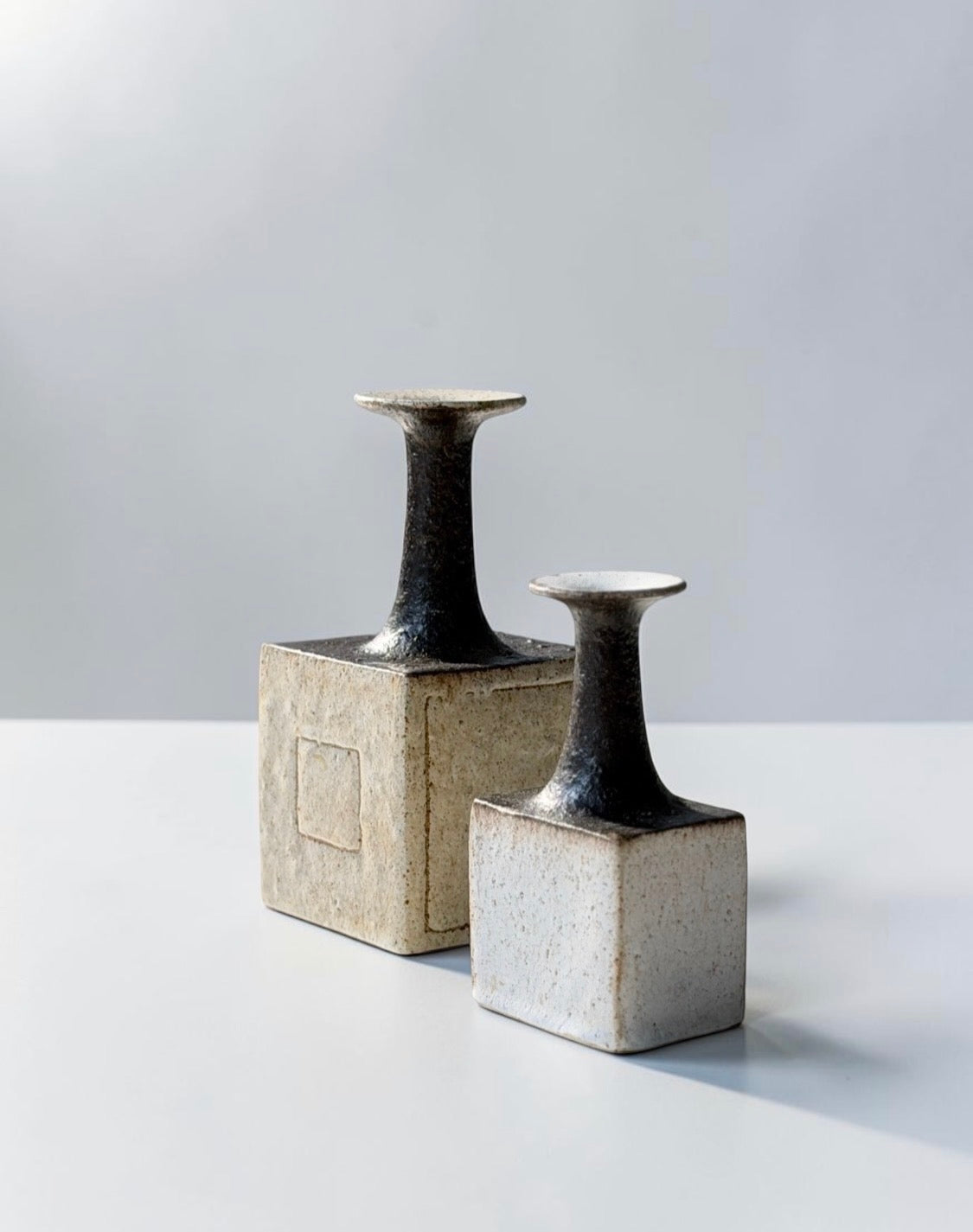 Set of Ceramic Vases by Bruno Gambone, 1960s