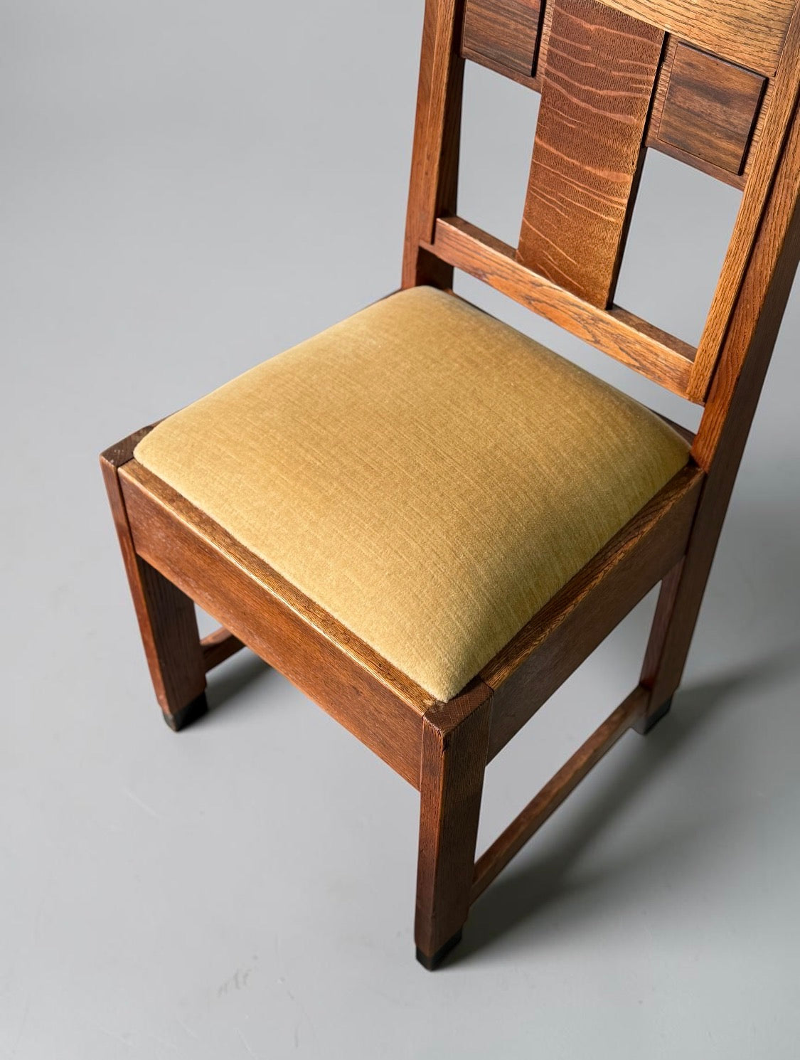 Set of Art Deco Amsterdam School Dining Chairs, The Netherland 1930s　