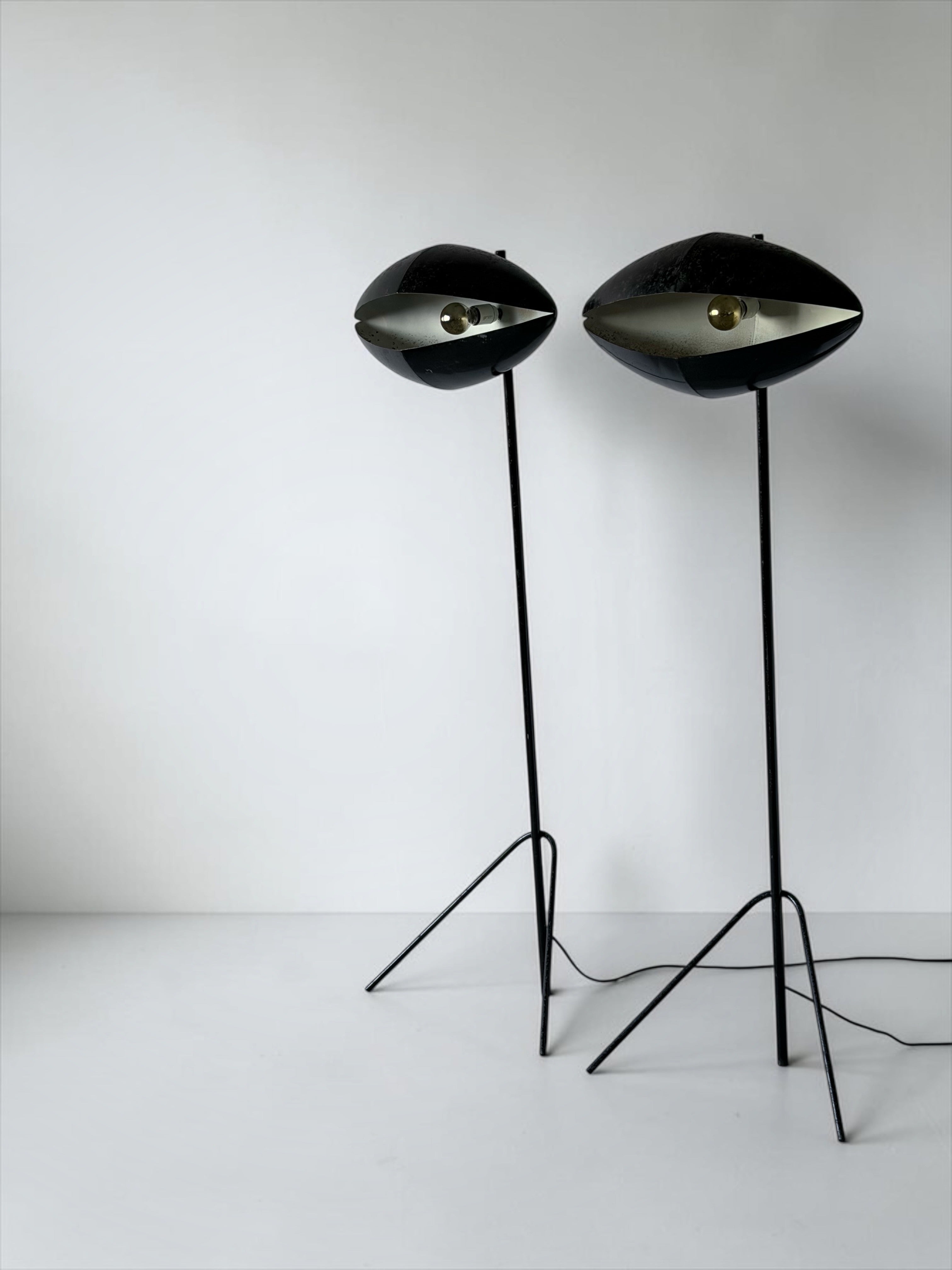 Pair of “Fantomas” Floor Lamps by India Mahdavi, France, circa 1990