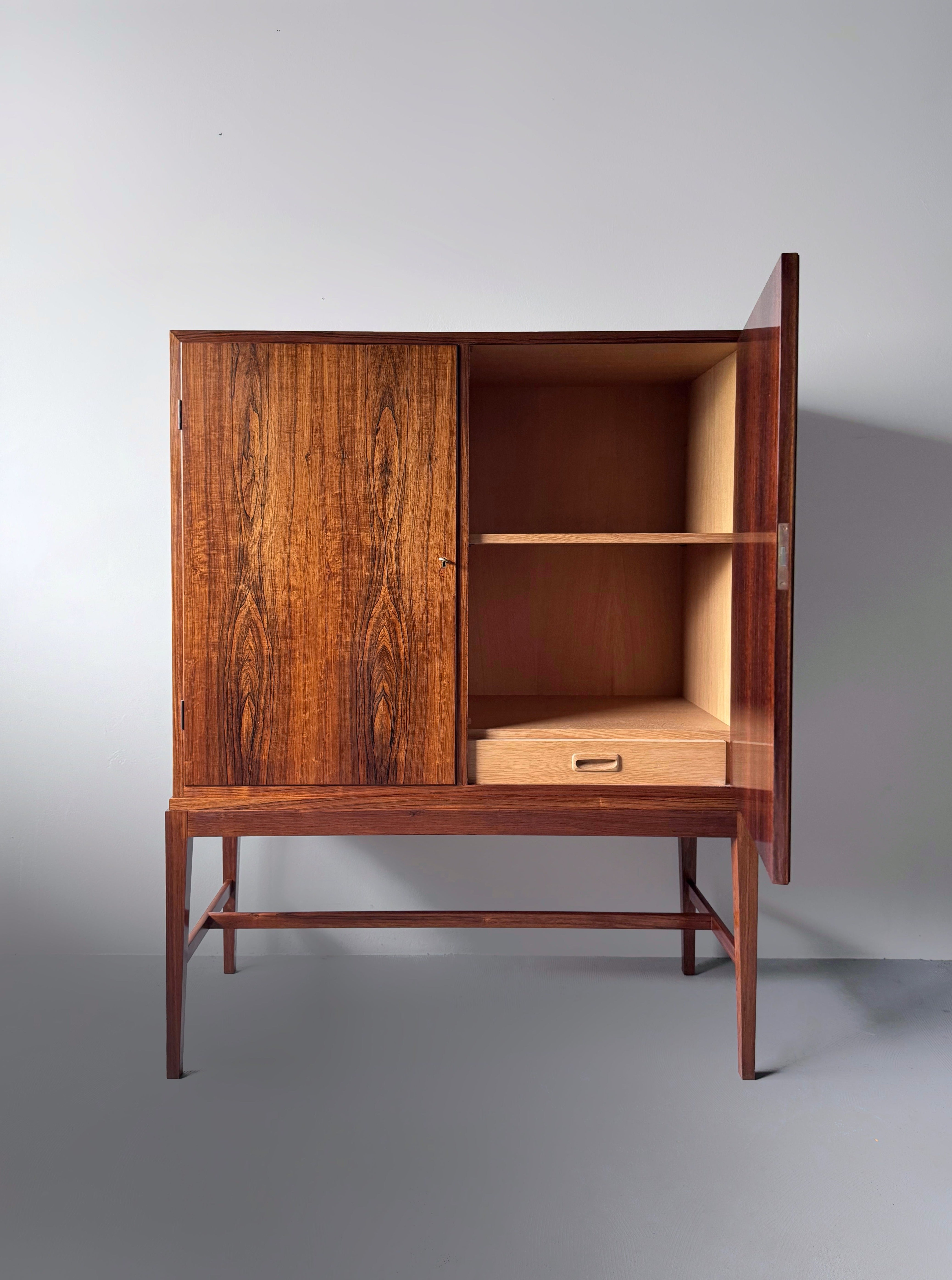 Danish Modern Rosewood Cabinet, Denmark, 1940s