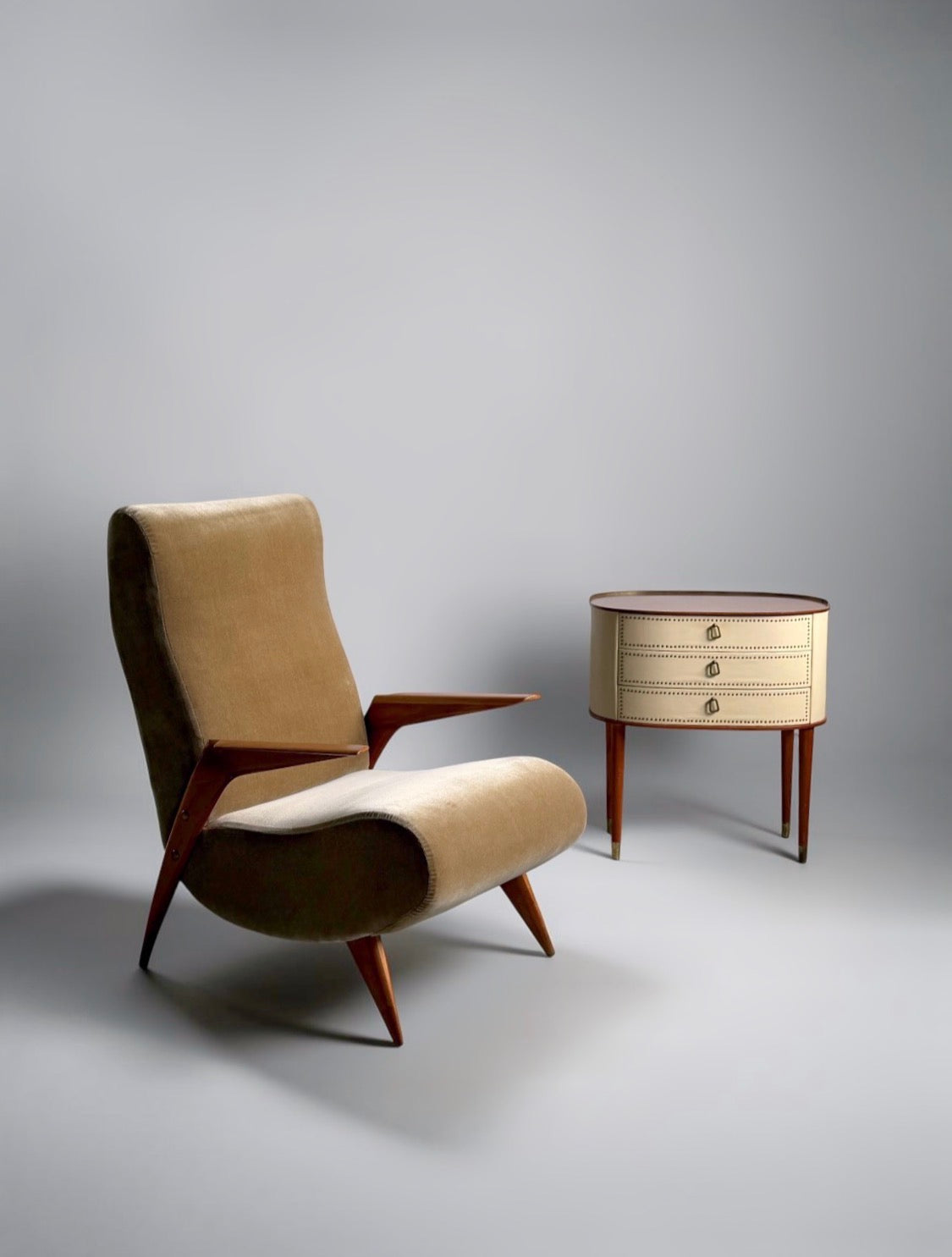 Deco-style Armchair, 1950s ITALY