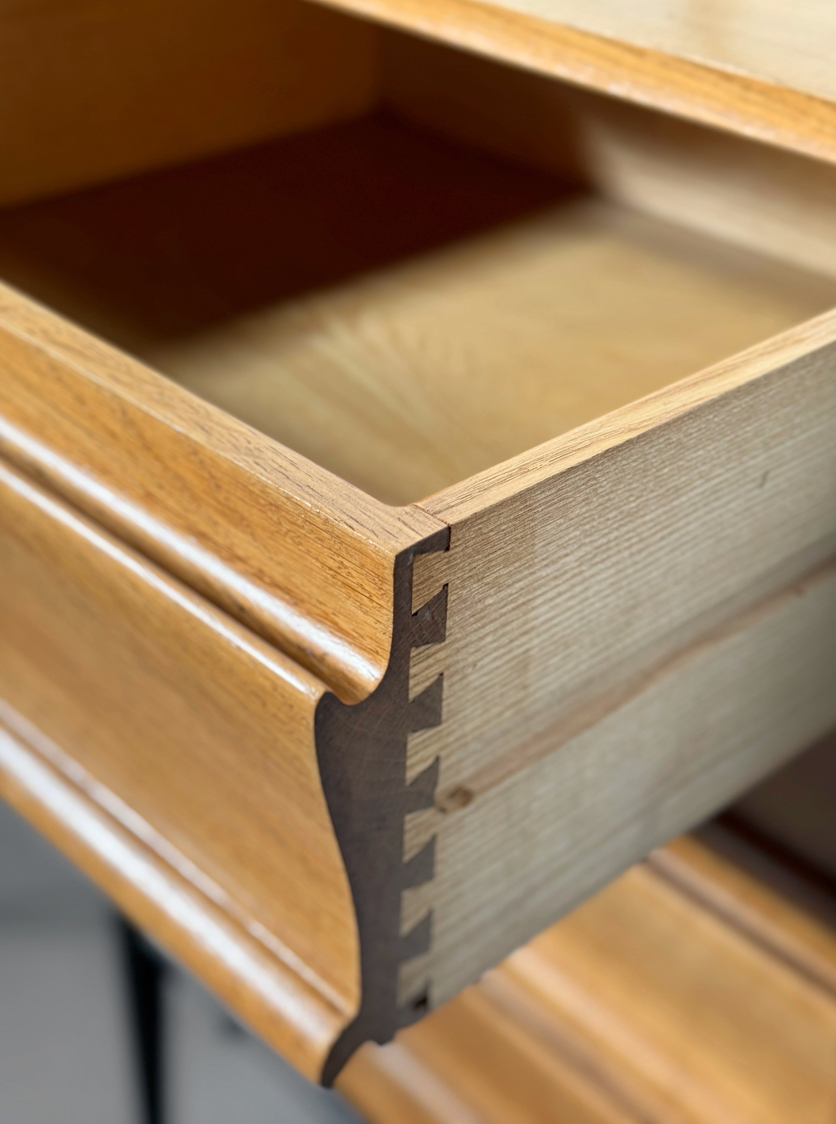 Cabinet in oak, Belgium 1960s