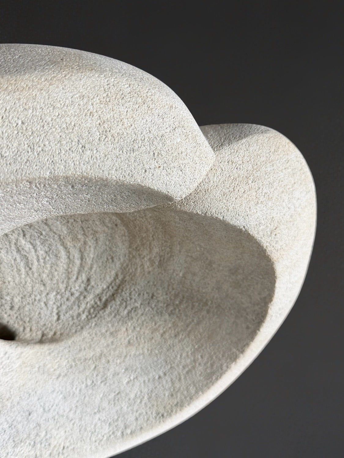 Vintage lamp in Chauvigny Stone by Arsène Galisson