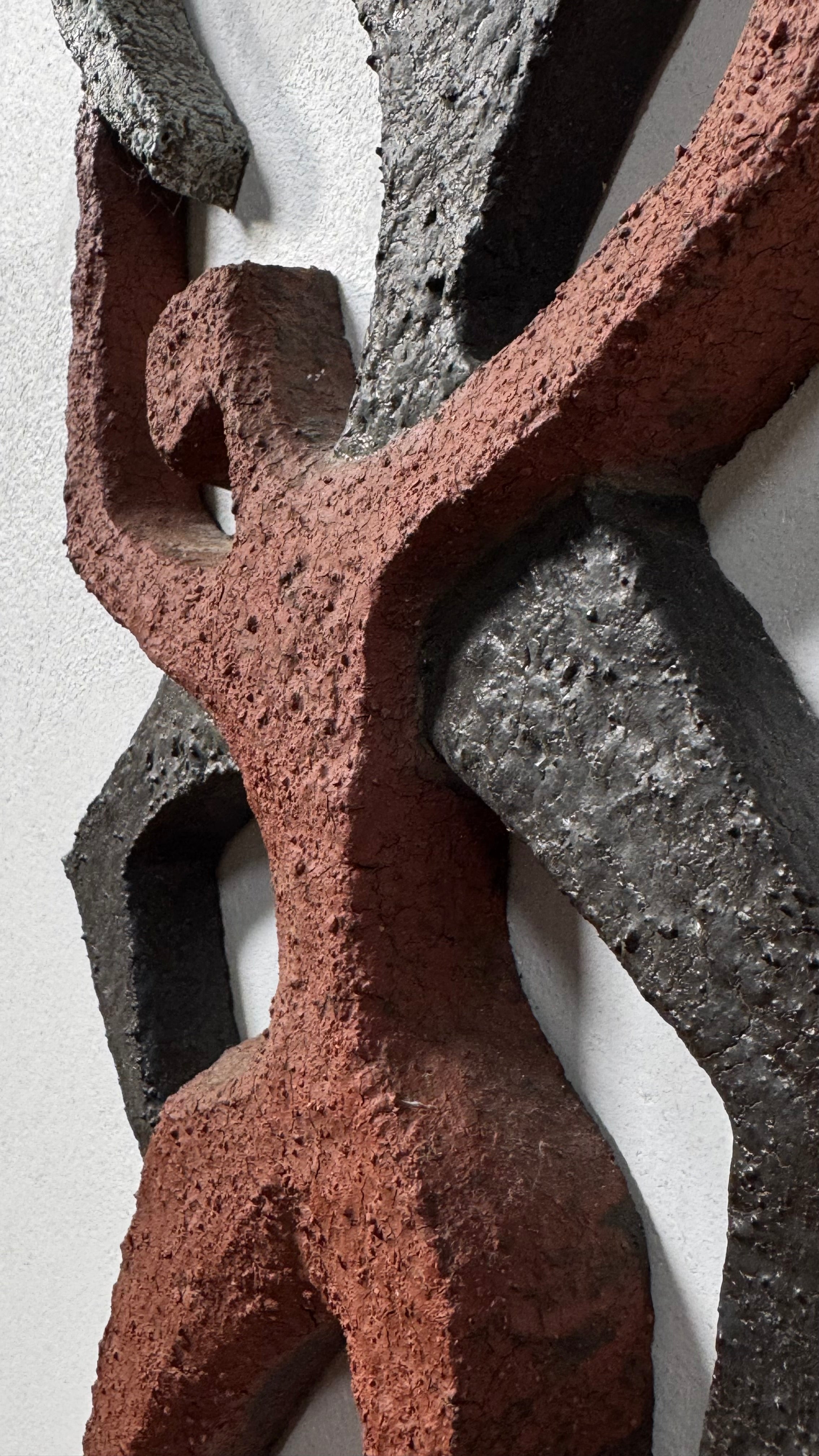 Pair of Wall sculptures by Joop Puntman for AMHA, 1960s